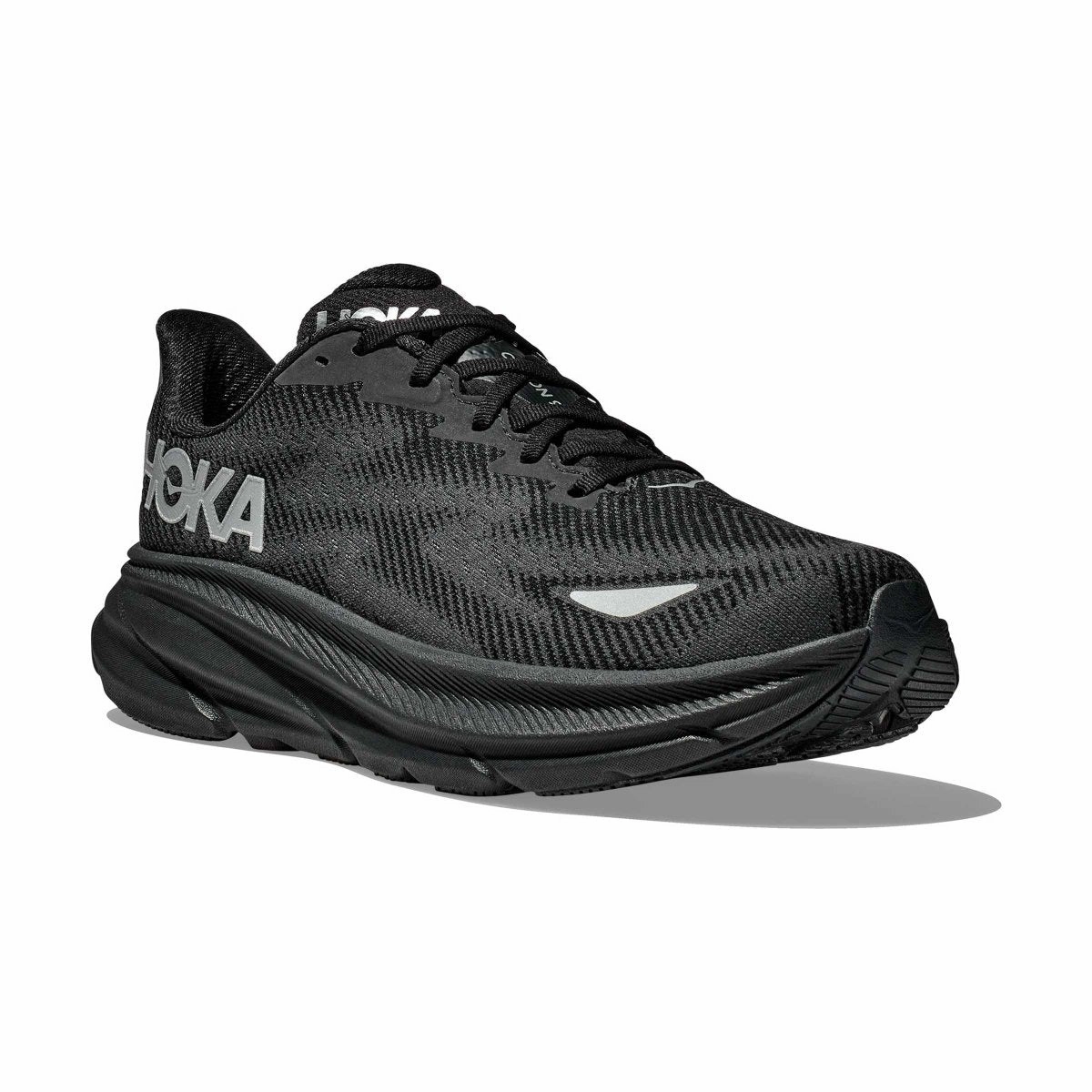 Hoka One One Women's Clifton 9 Black/Black Gore-Tex Breathability Enhanced