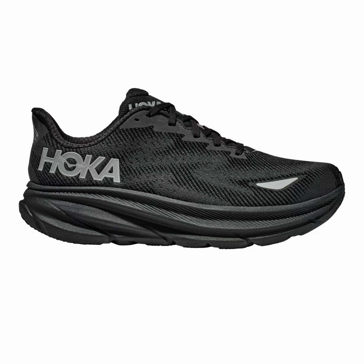Everyday Favorite Walk Comfort Hoka One One Women's Clifton 9 Black/Black Gore-Tex