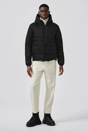 Easy Care Finish Lightweight Windbreaker Tech Lodge Hoody Black Label