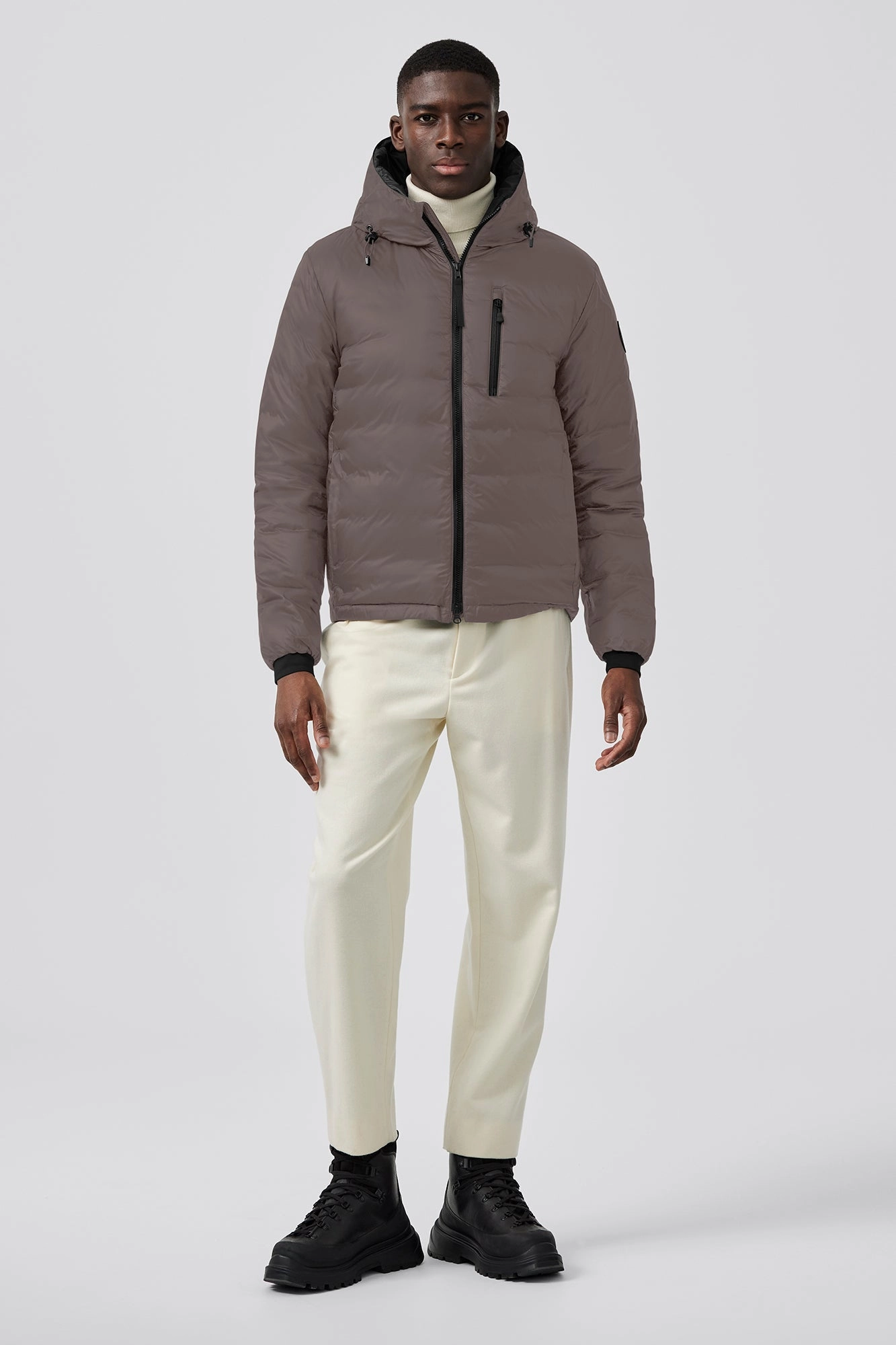 Oversized Silhouette Fall Outfit Lodge Hoody Black Label