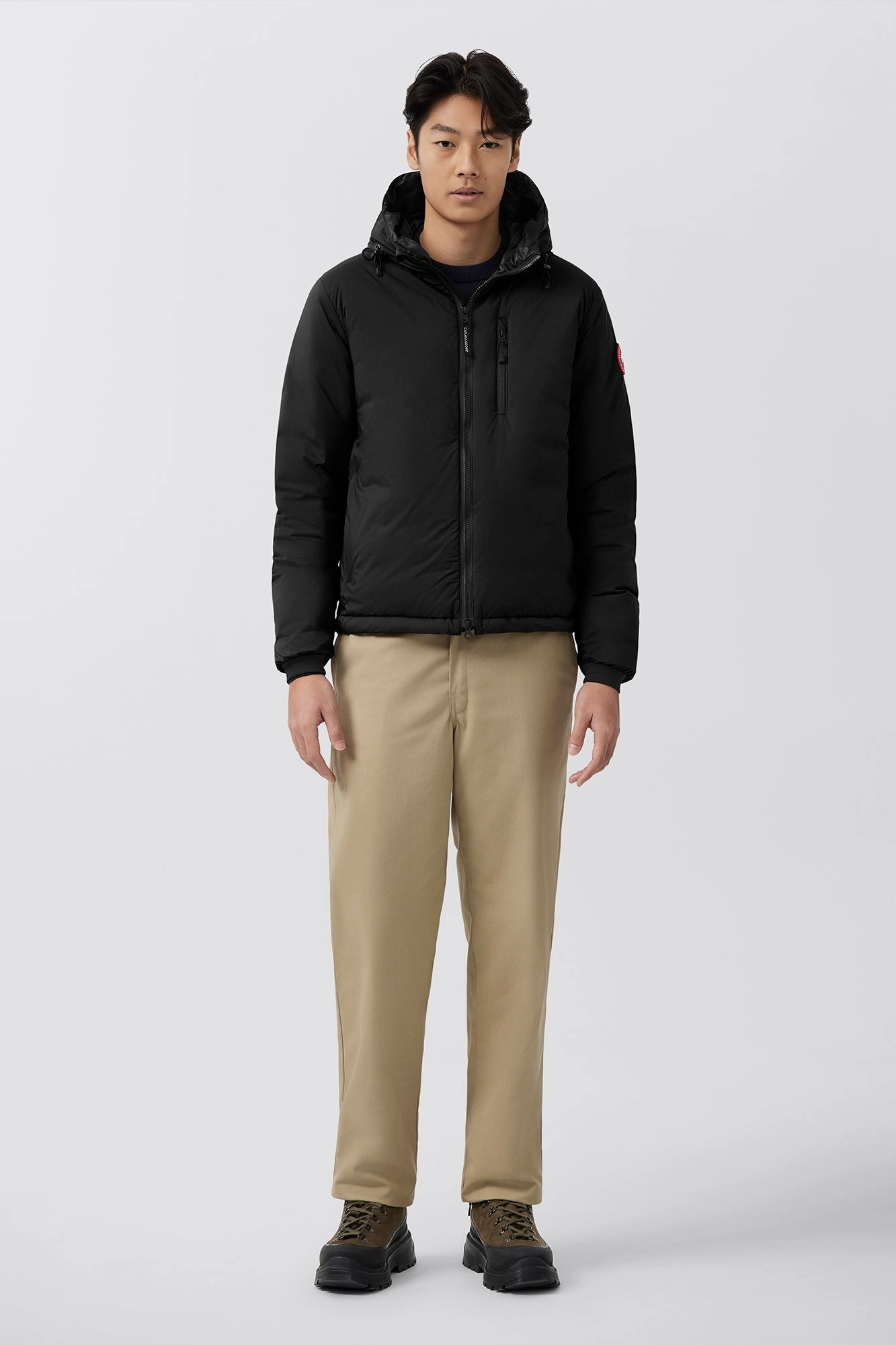 Leather Bits Lightweight Shell Lodge Hoody