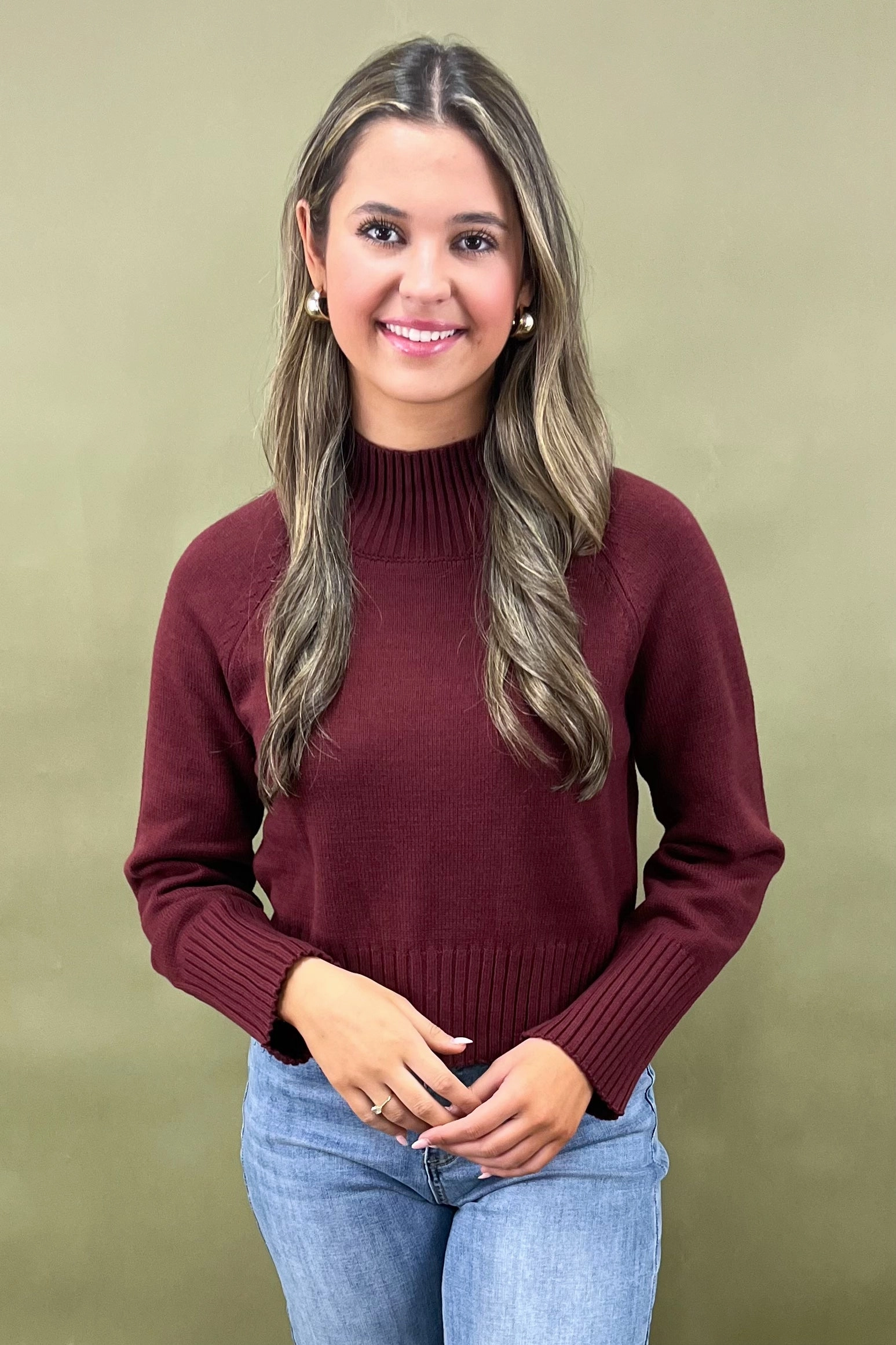 AntiPillingTreatment Velvet Ember Turtleneck