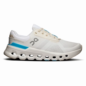 On Running Women's Cloudrunner 2 White/Horizon Supportive Base