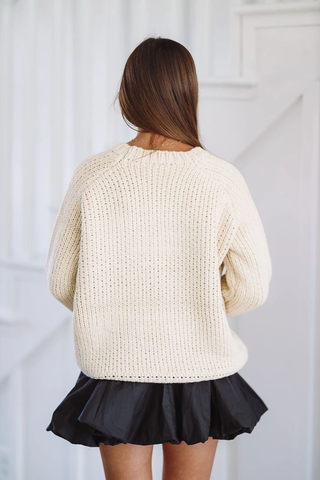 Reflective accents Looking For My Lobster Sweater - Beige and Red