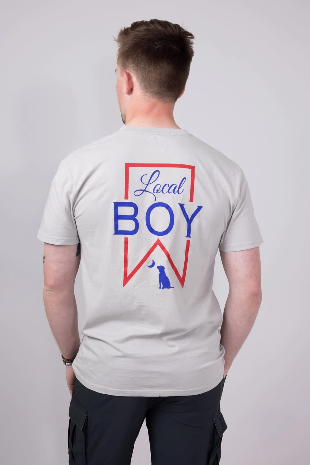 All-Day Comfort Wear Local Boy Ultra T-Shirt for Men in Silver | L1000535-SILVER