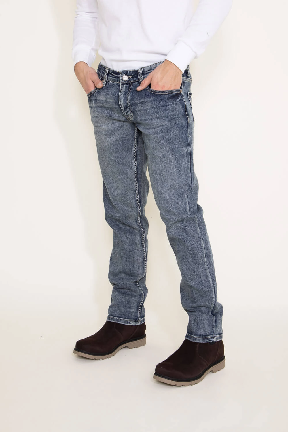 1897 Original Max Straight Fit Jeans for Men | 2106-MAX Chill Vibes Cropped length