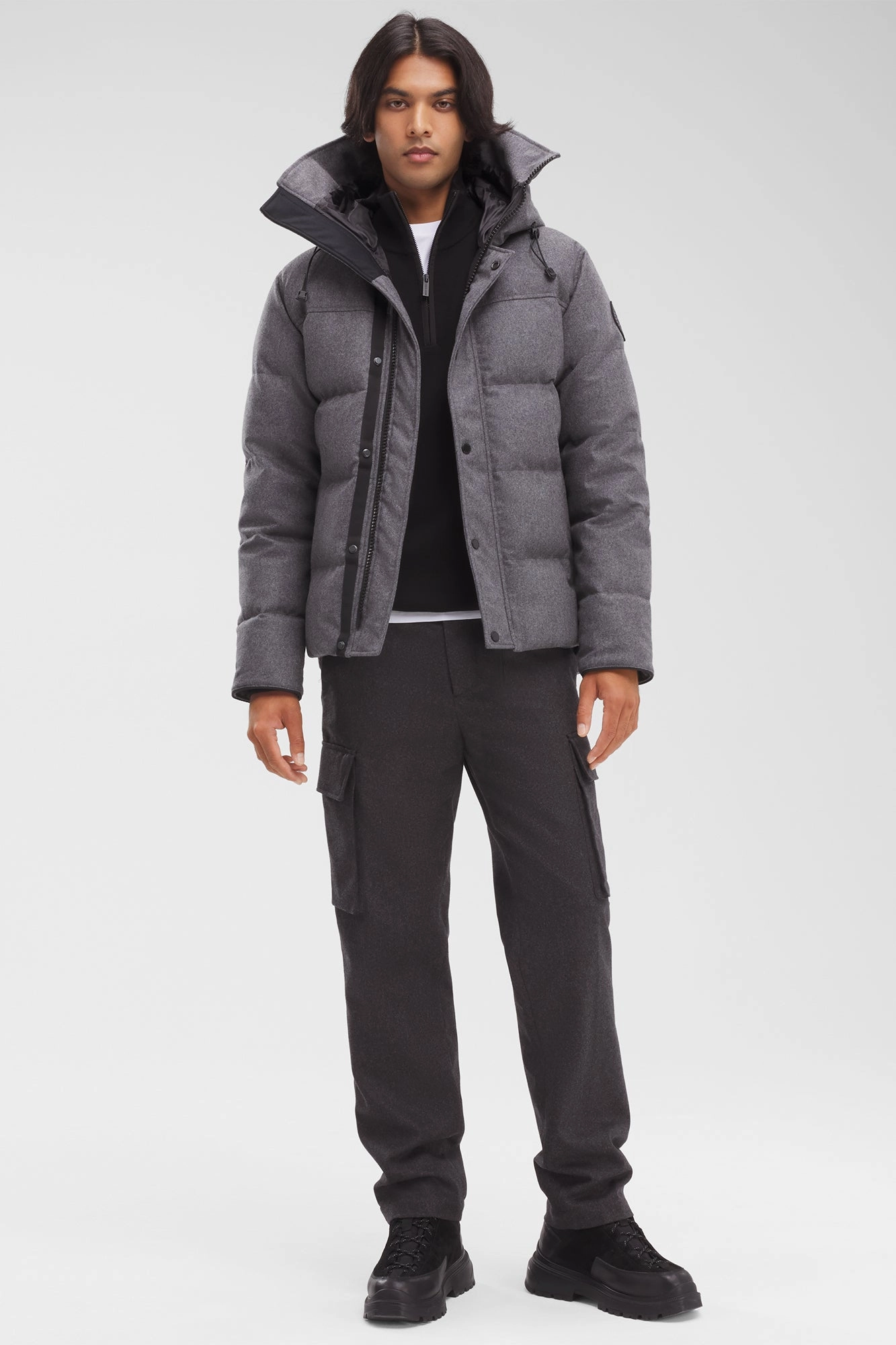 Reinforced Edging MacMillian Parka Wool