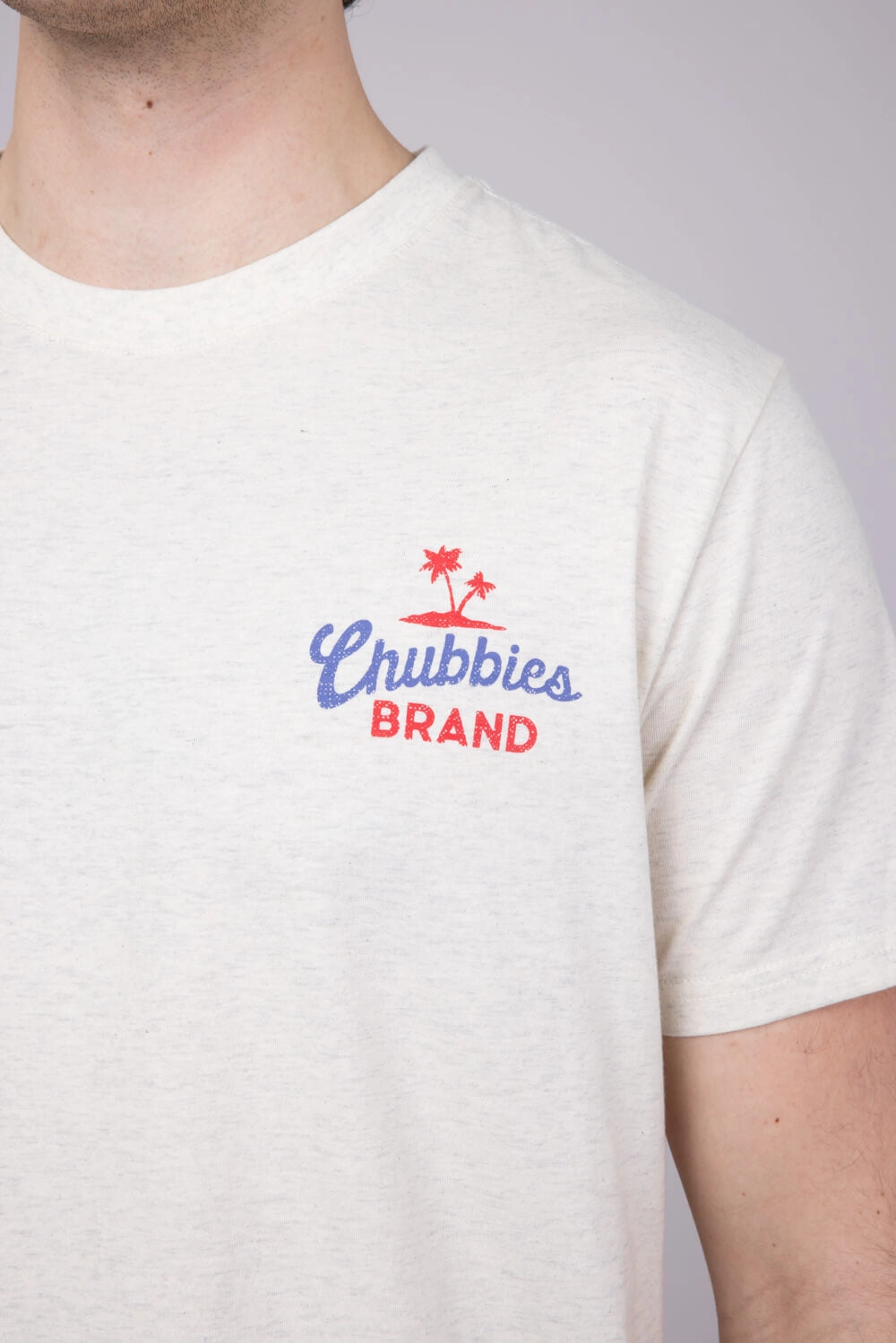 Chubbies Pass Me Another T-Shirt for Men in Off White | 502251-08 Street Smart Layering Comfort Wear