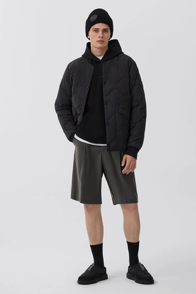 Boswell Reversible Liner Jacket Black Label Eco Conscious Dye Process Water Resistant Fabric