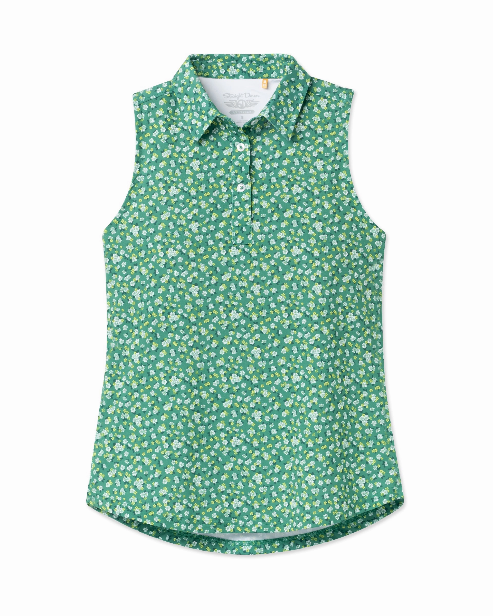 Magnolia Sleeveless Polo - Verde Chic Wear Elegant Wear