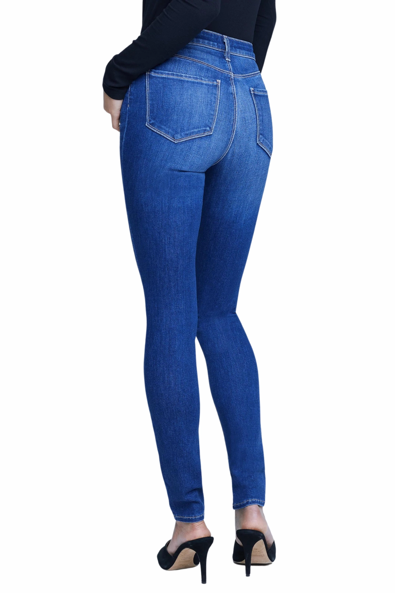 Easy Pair Spring Mood Bold Look Marguerite High Rise Skinny in Colton