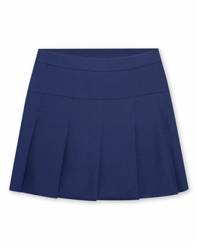 A Line Cut Easy Fashion Martina Skort - New Indigo