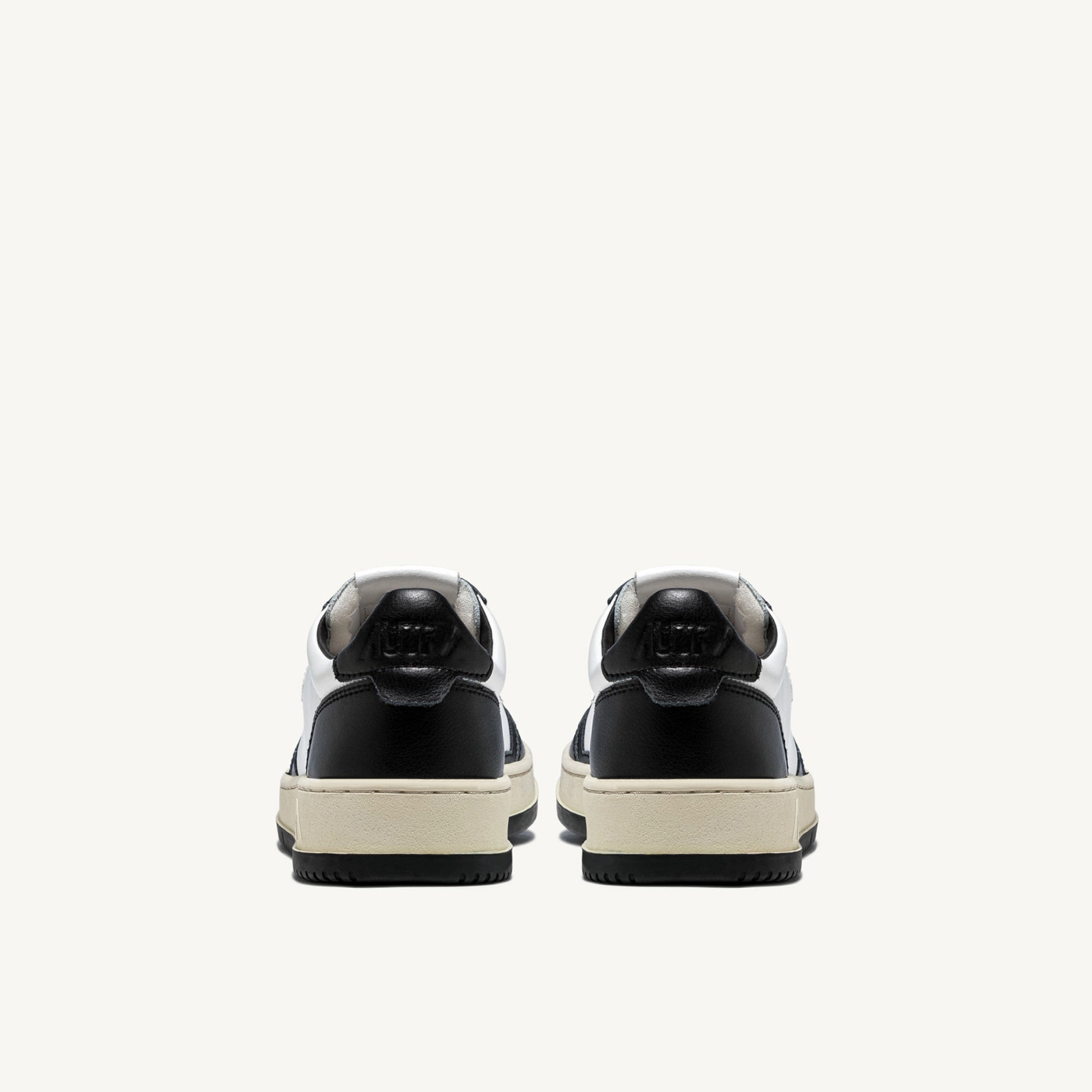 Medalist Low Bicolor Sneaker (White   Black Leather) Smart Style