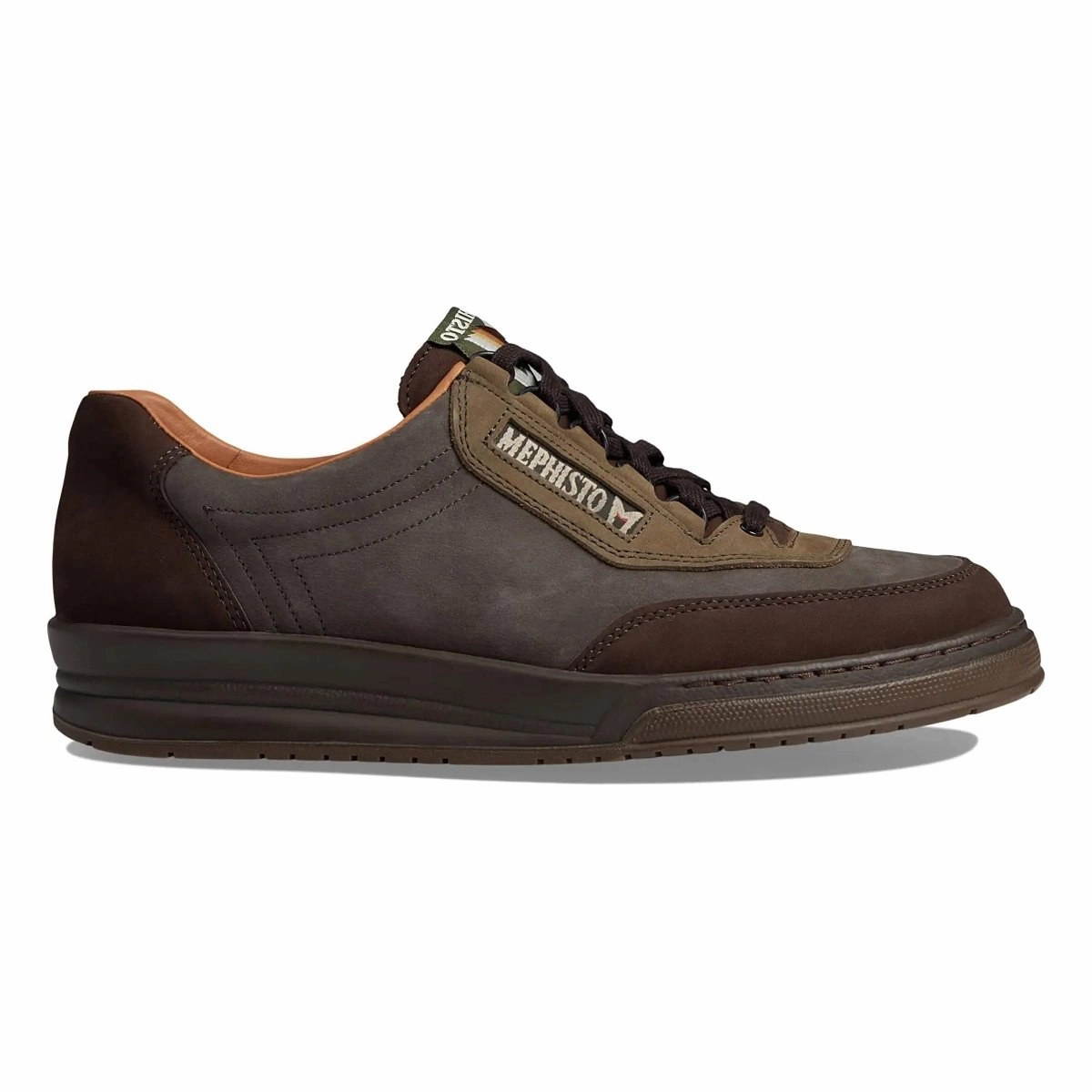 Mephisto Men's Match Brown Nomad Multi Nubuck Insole liner