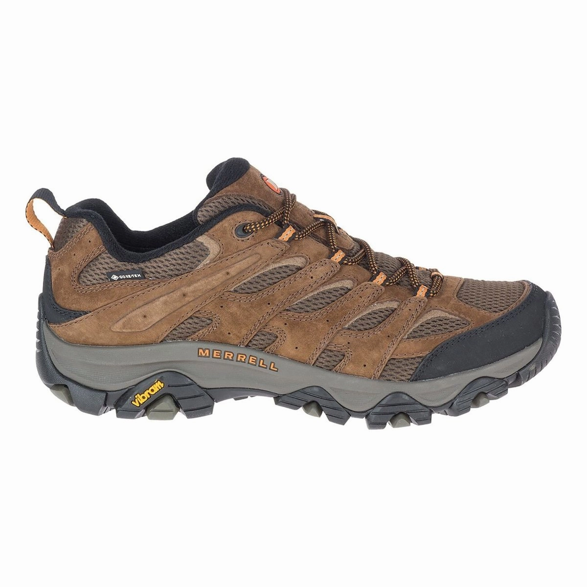 Breathable mesh design Ultra Soft Lining Merrell Men's Moab 3 Low Earth Gore-Tex Waterproof