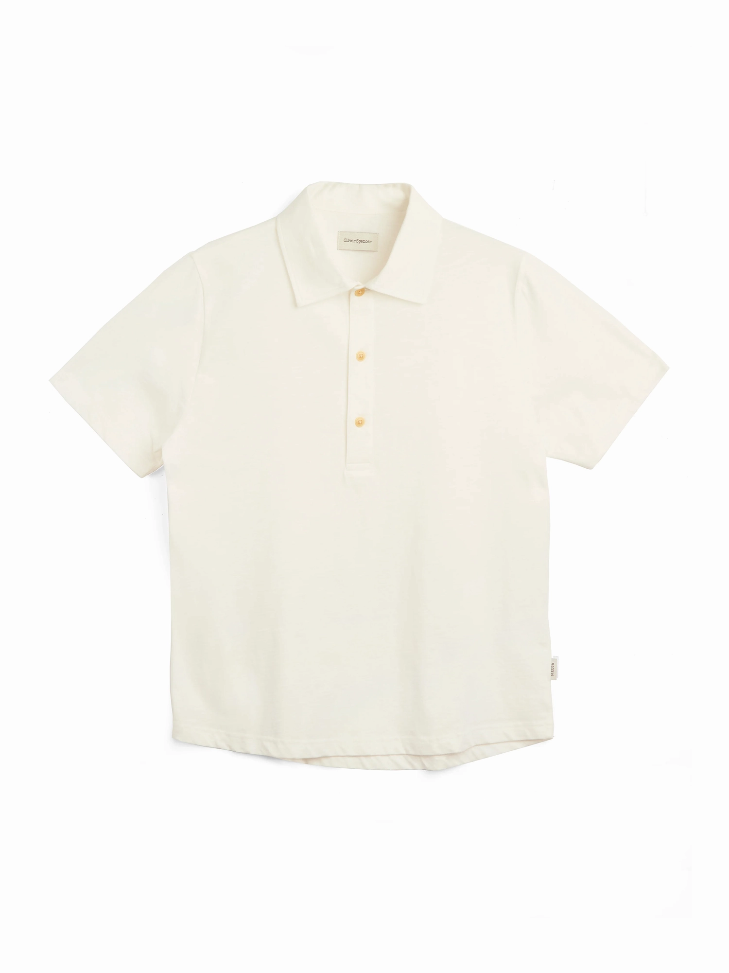 Lightweight Material Comfy Look Mersey Polo Shirt Hawley Cream