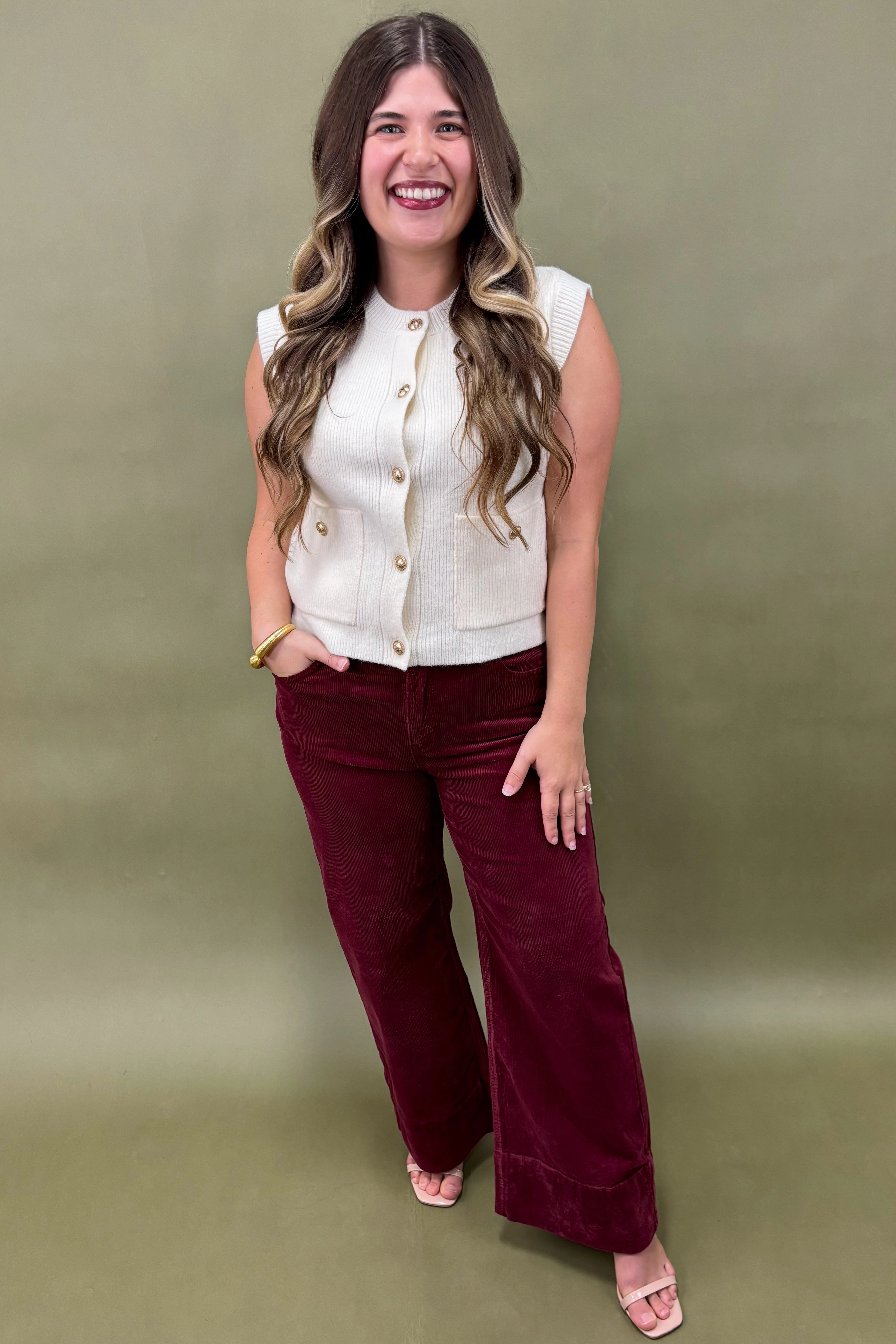 Cozy Sophistication Sweater Top *More Colors* Quick Access Slit Anti Pilling Treatment