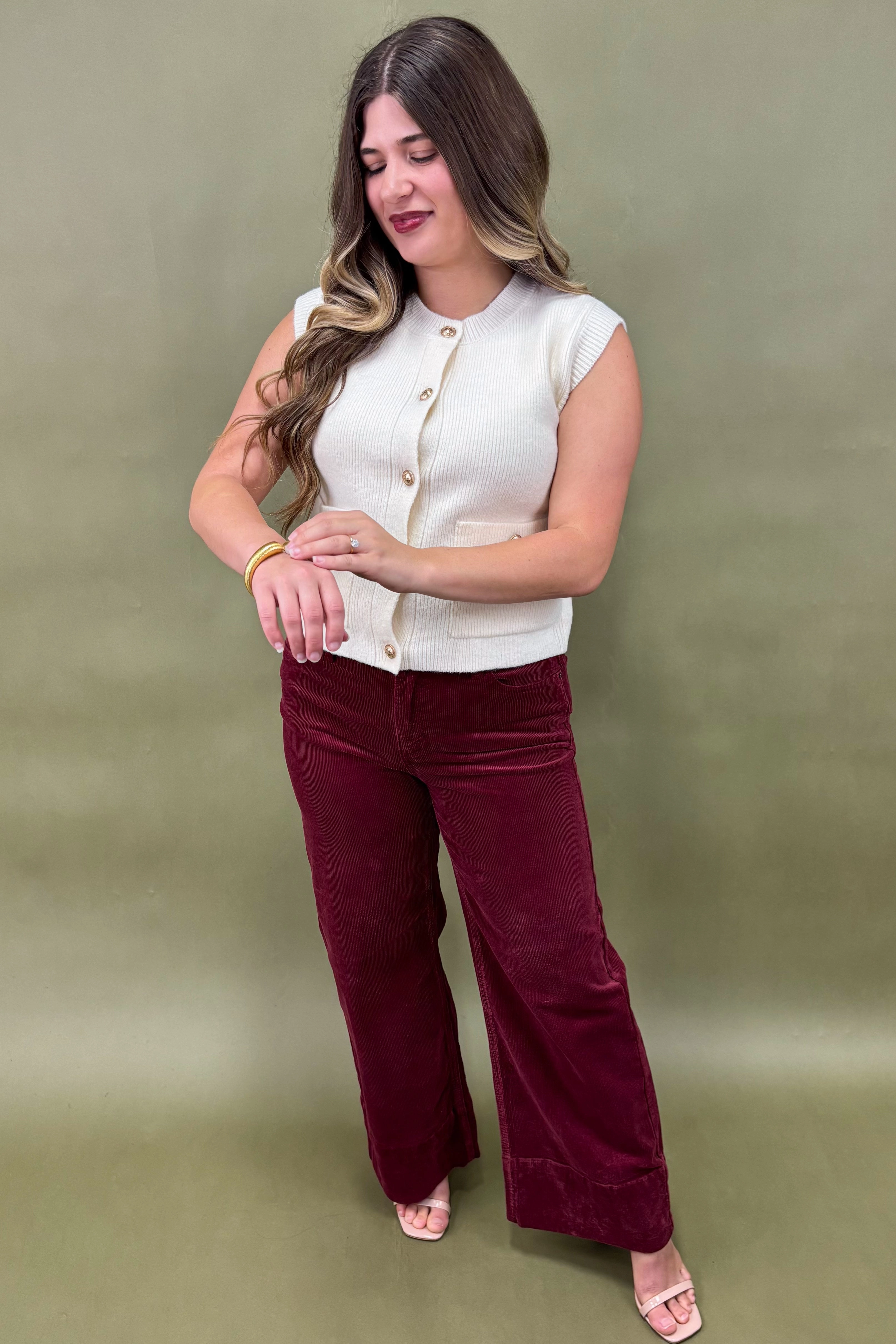 Relaxed Crew Neck Opening Loose cut Cozy Sophistication Sweater Top *More Colors*