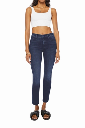 Reinforced Belt Loops Classic Wear Slim Mid Rise Dazzler Ankle in Chip on My Shoulder