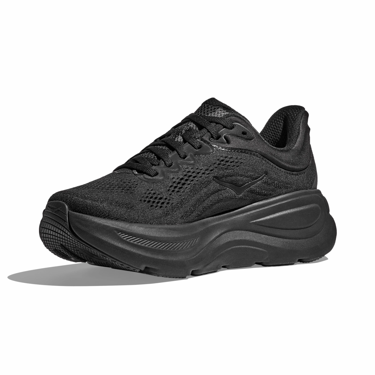 Hoka One One Men's Bondi 9 Black/Black No Seam Interior Timeless lining