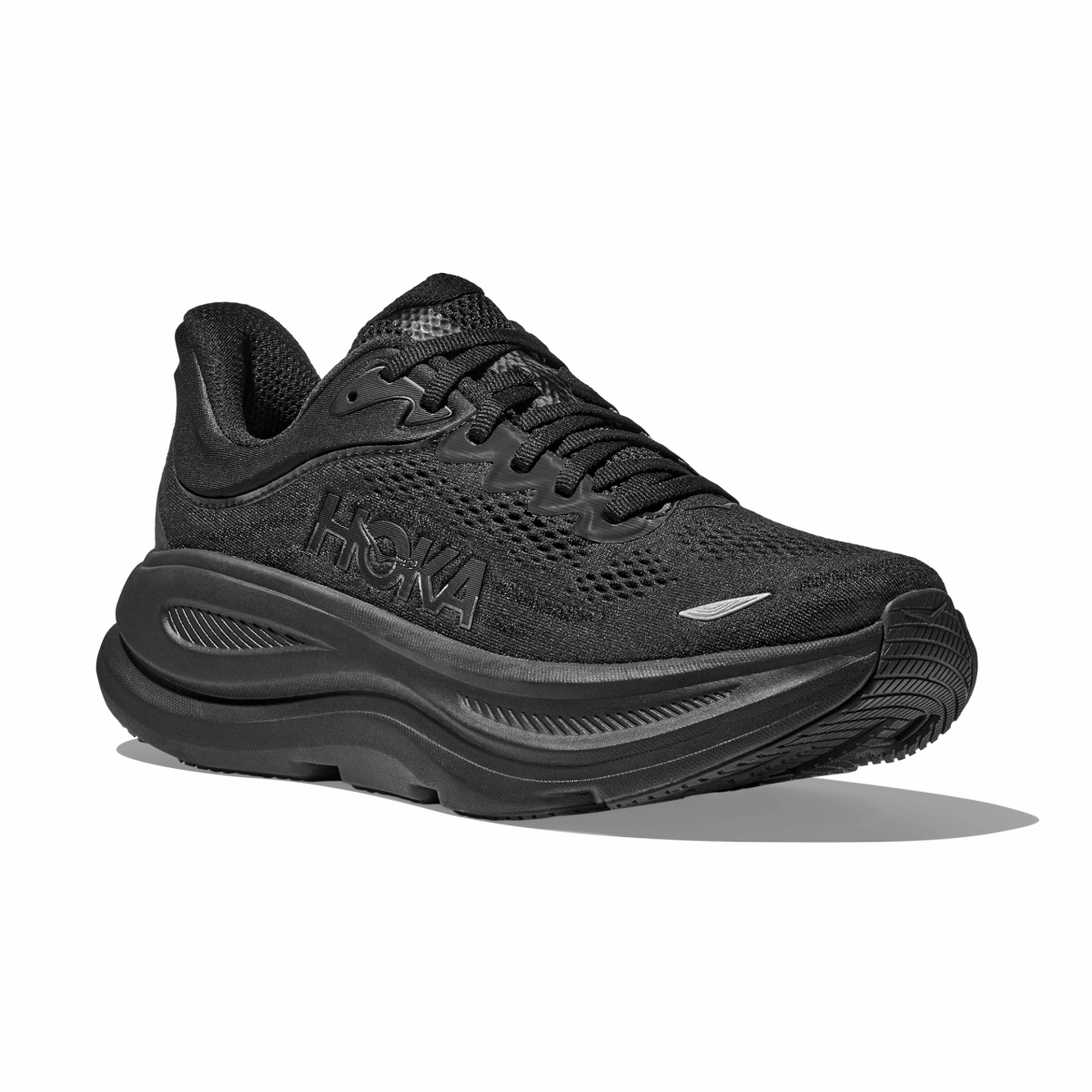 Hoka One One Men's Bondi 9 Black/Black Run Secure Contoured