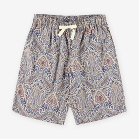 Mindless Boogie Fantasy Shorts (Sand Psych Paisley) Effortless Fit Comfy Active Wear