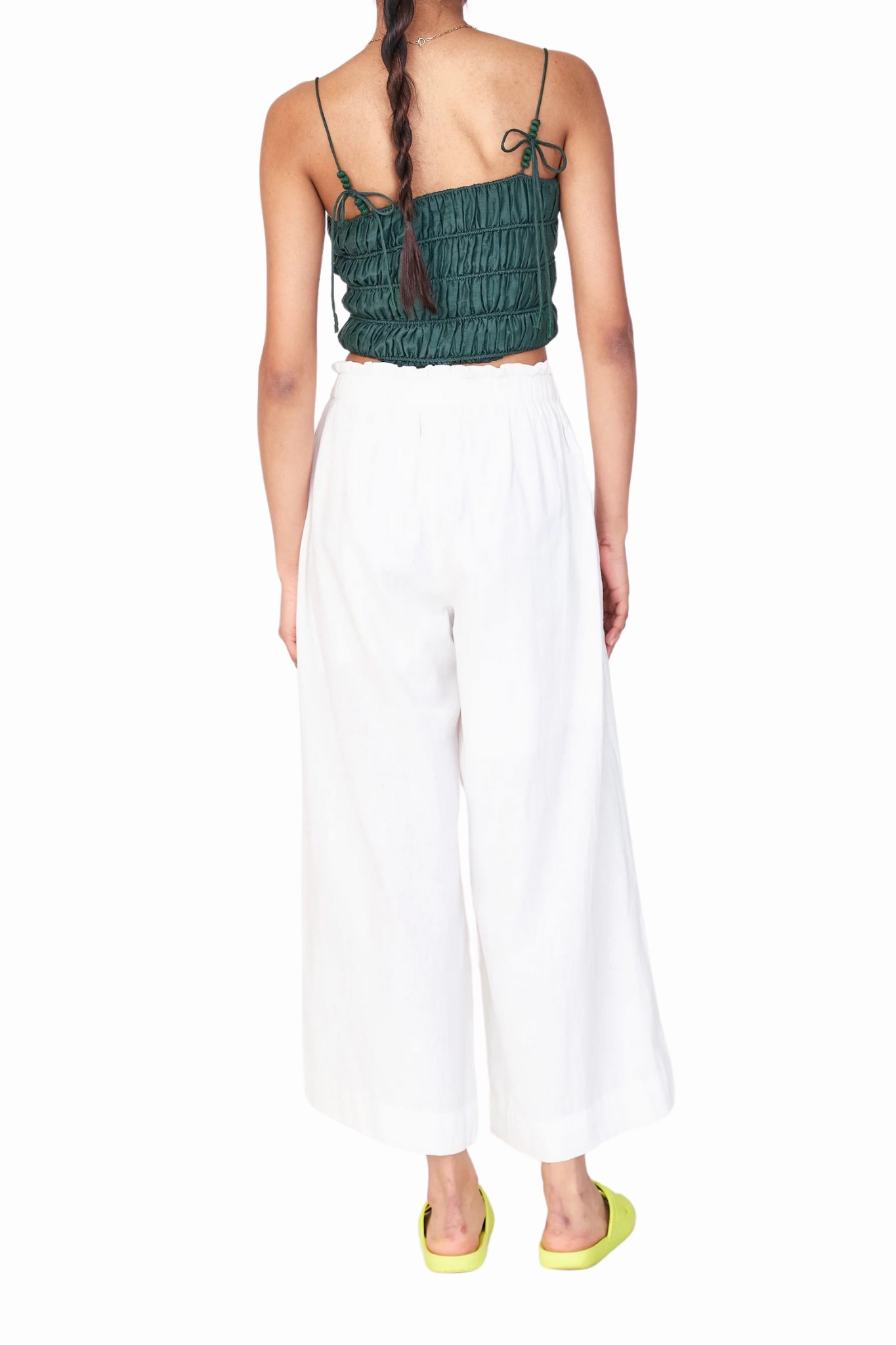 Timeless Utility Chic casual Mirth Pant in White