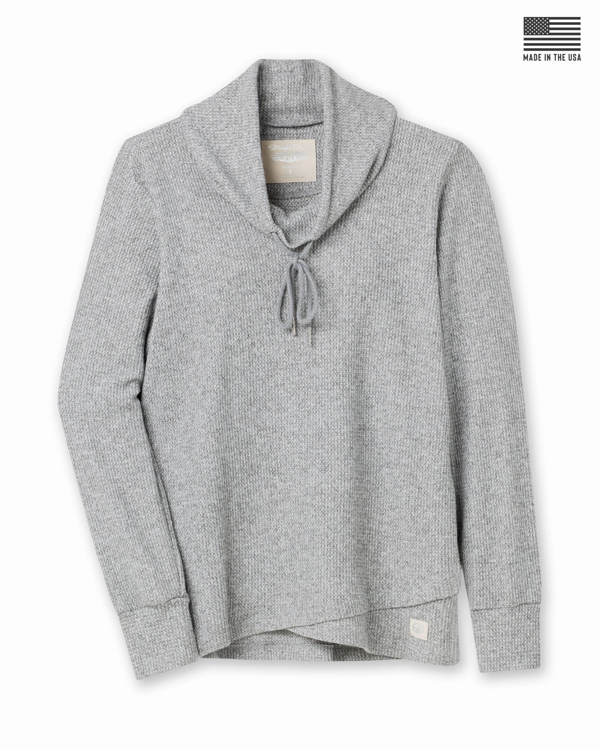 fuzzy texture Misty Top - Heather
