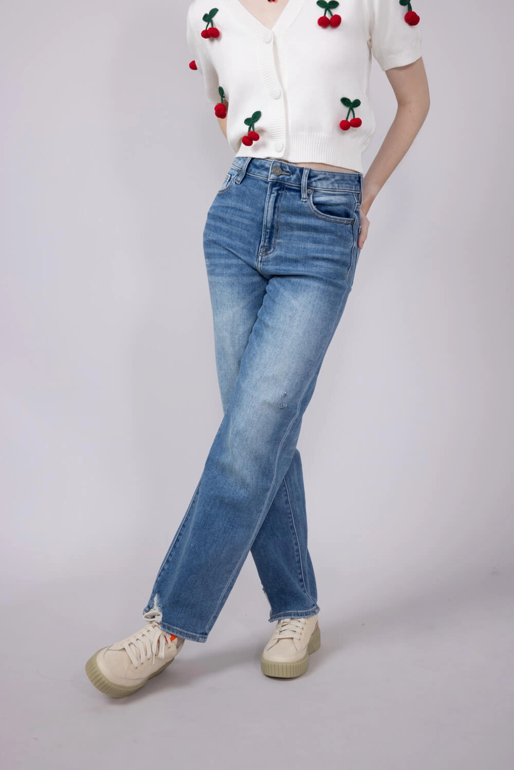 Hidden Tracey High Rise Straight Leg Jeans for Women | HD1555ST-VT All Day Comfort Design