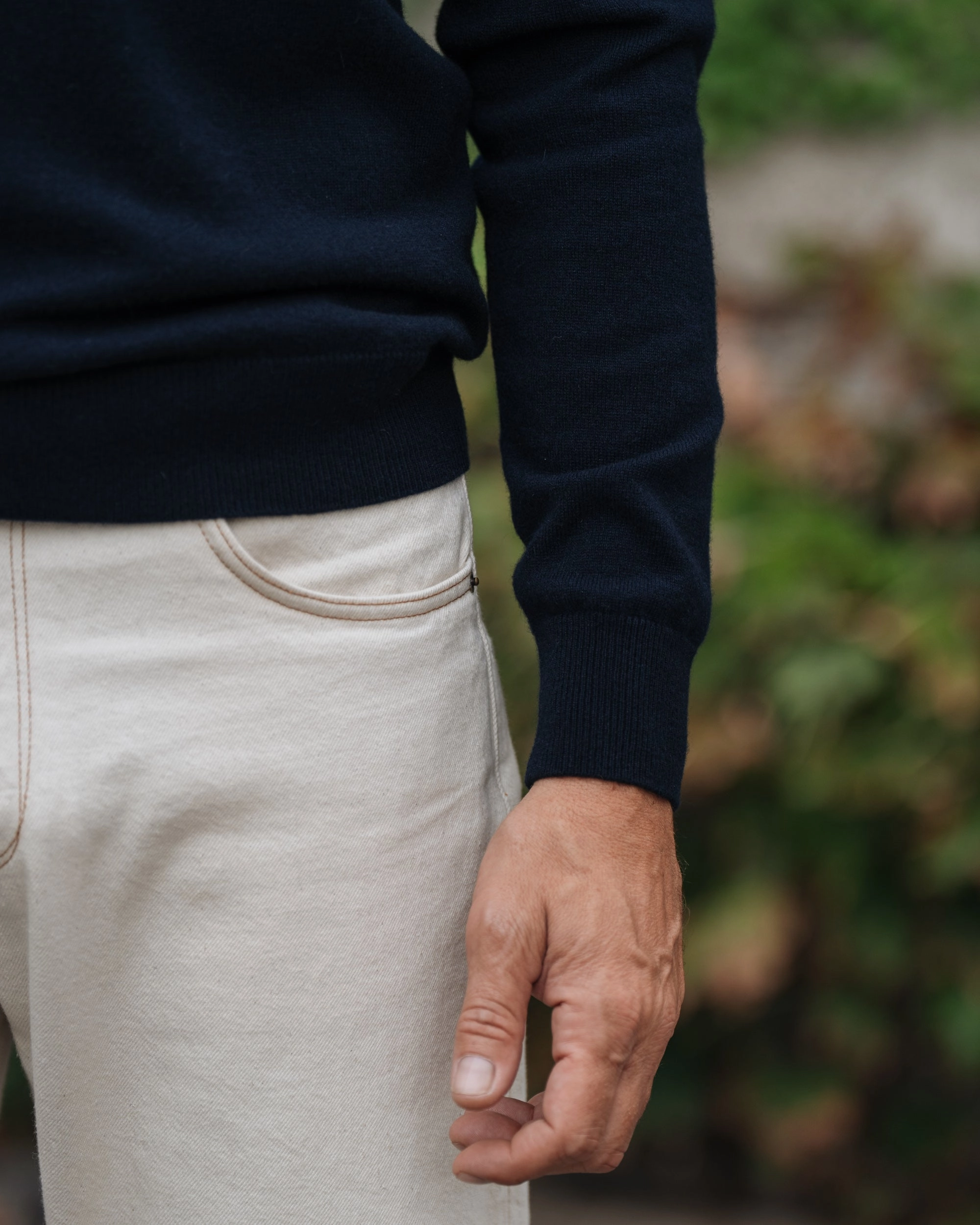 La Salle Recycled Polyester Thread Layered Knit Design