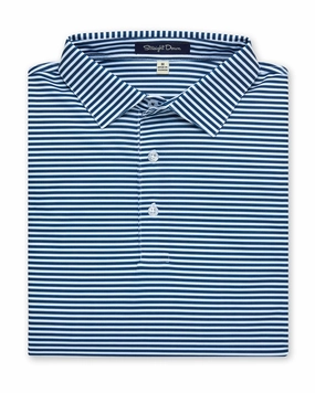 Del Mar Stripe Polo - New Indigo Fashion Basics Weekend Wear