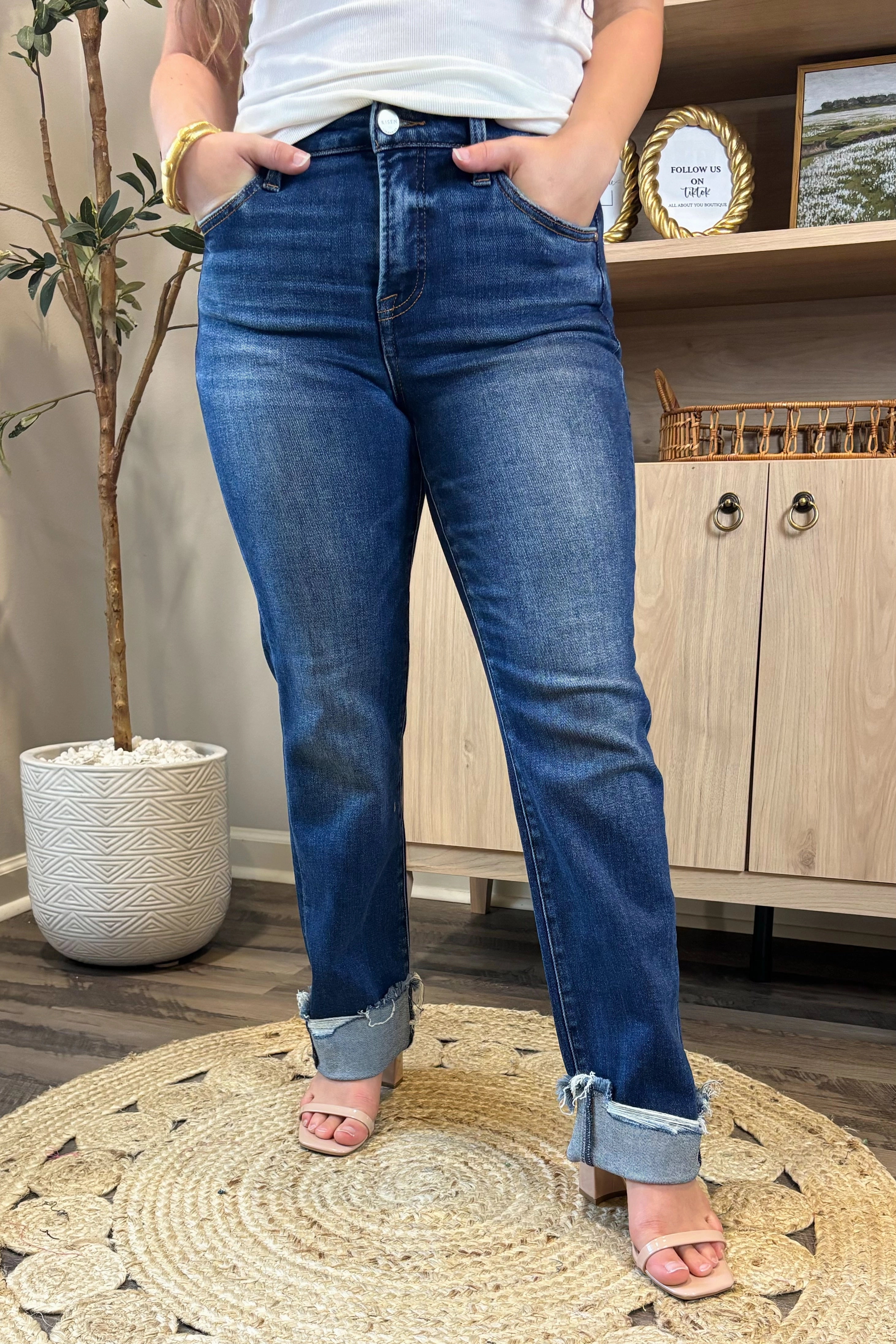 Customizable length The Sammie Cuffed Hem Jeans