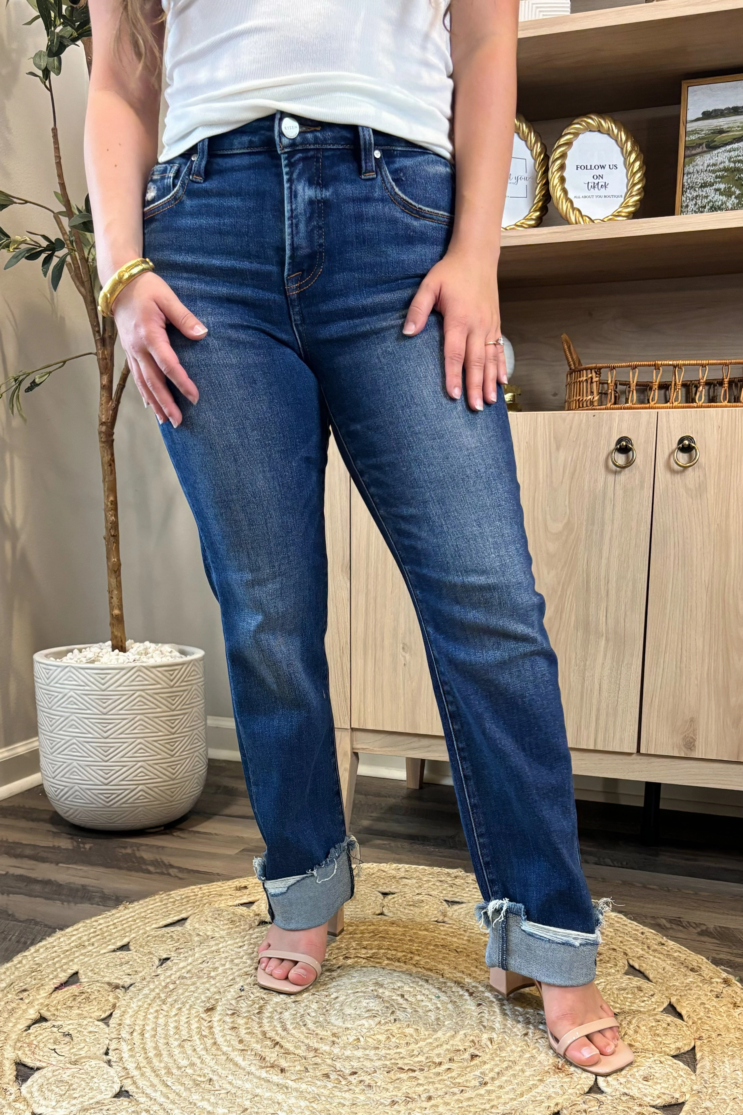 Essential Wearable Utility Fit The Sammie Cuffed Hem Jeans