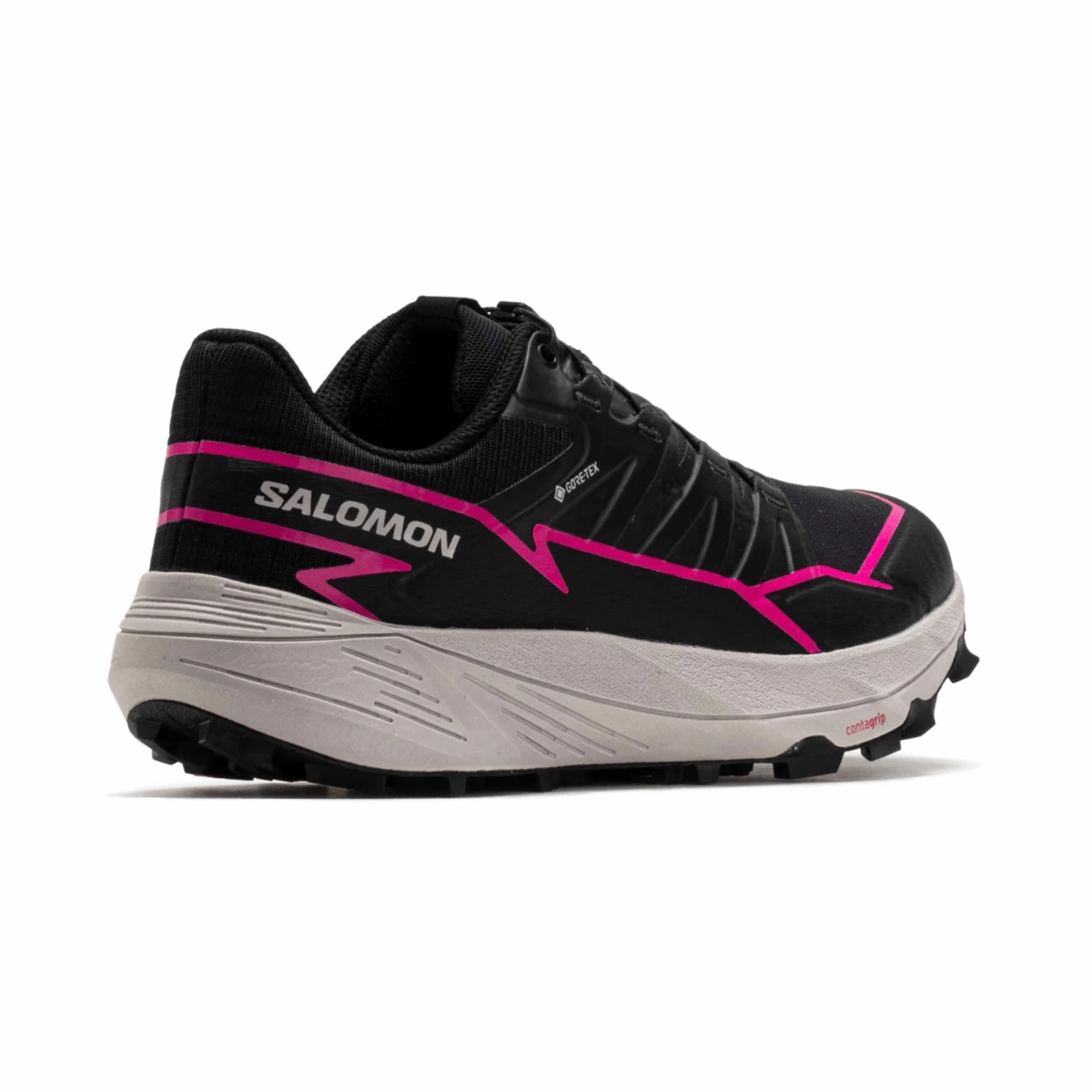 Lockdown Strap Anti Odor Coating Salomon Women's Thundercross Gore-Tex Black/Pink Glo