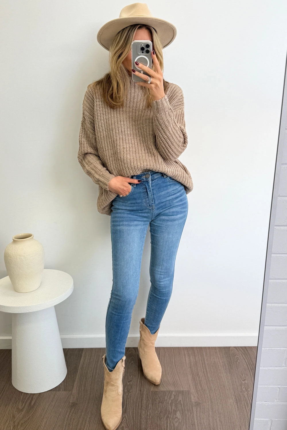 Non Slip Waistband Lenora Jeans