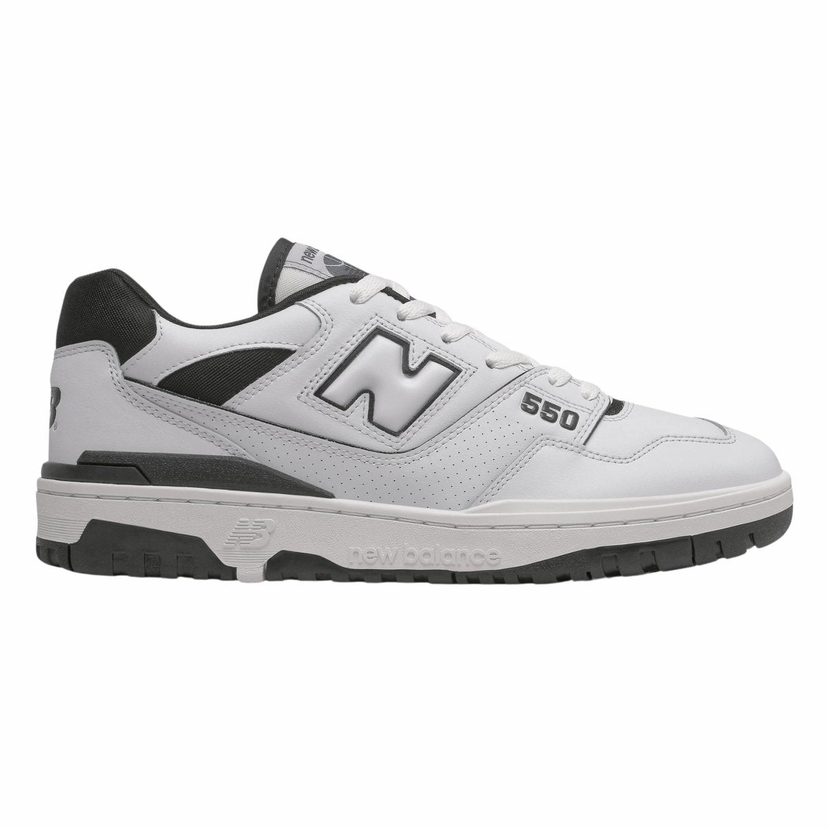 New Balance Men's BB550HA1 White/Black lightweight foam Trail Daily