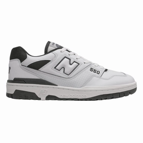 New Balance Men's BB550HA1 White/Black lightweight foam Trail Daily