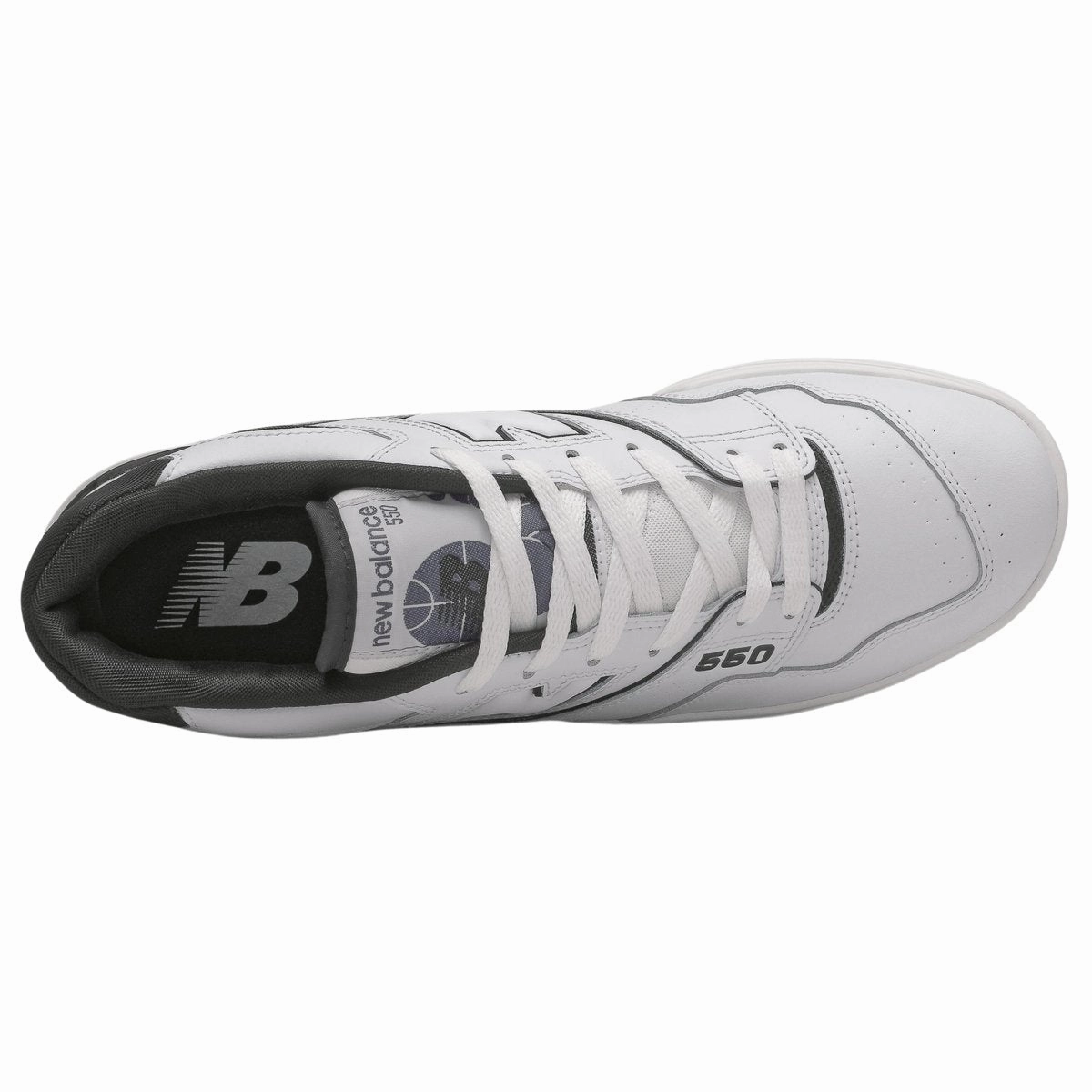 Ultra-soft sole All-Day Flexibility New Balance Men's BB550HA1 White/Black