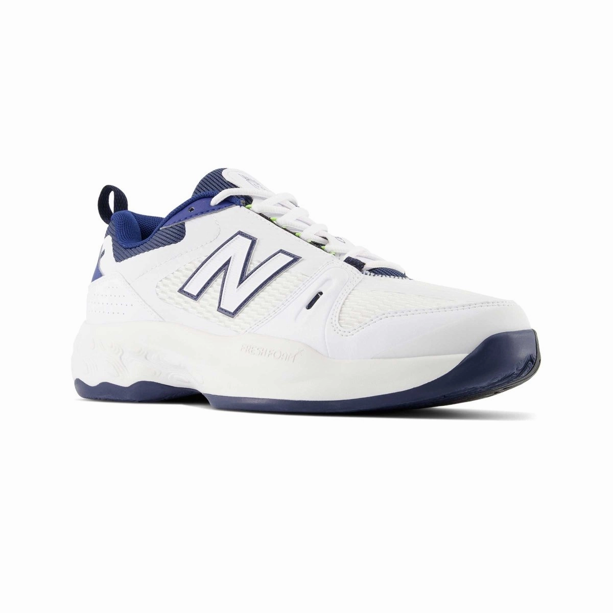 New Balance Men's Fresh Foam MC1007WT White/Navy Temperature Regulating Lining