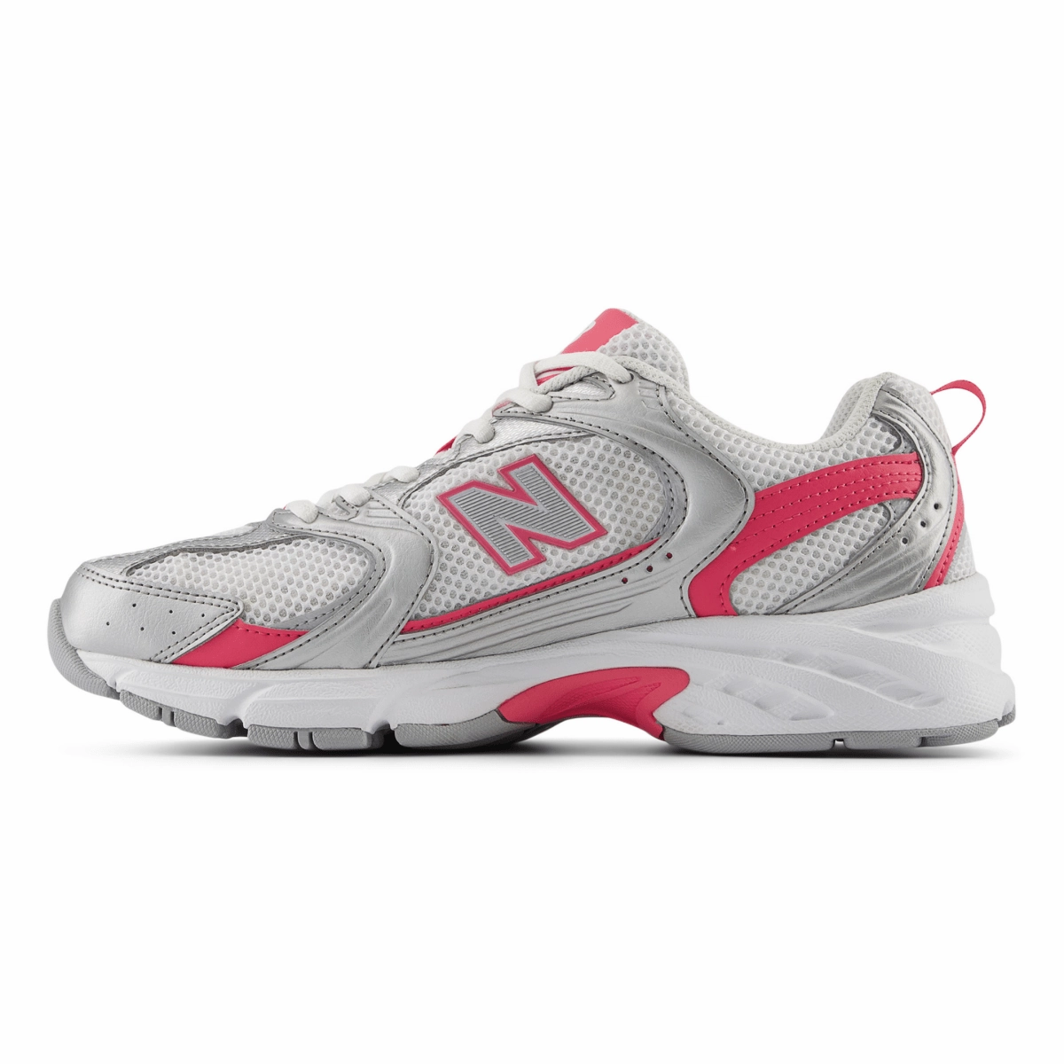 Rocker Sole Technology Track Walk New Balance Men's U530RSB Silver Metallic/Dragon Berry/White