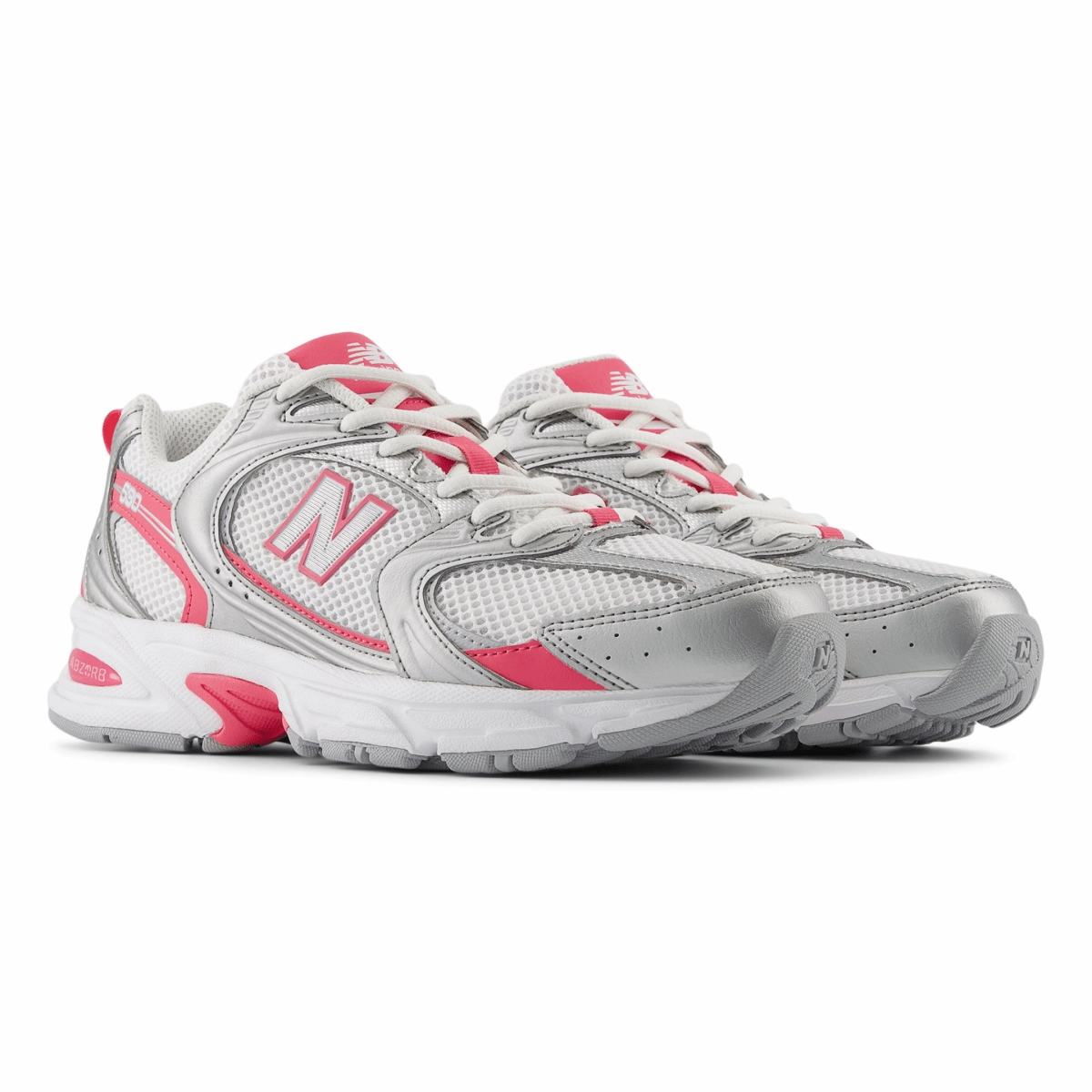 Relax Mode New Balance Men's U530RSB Silver Metallic/Dragon Berry/White