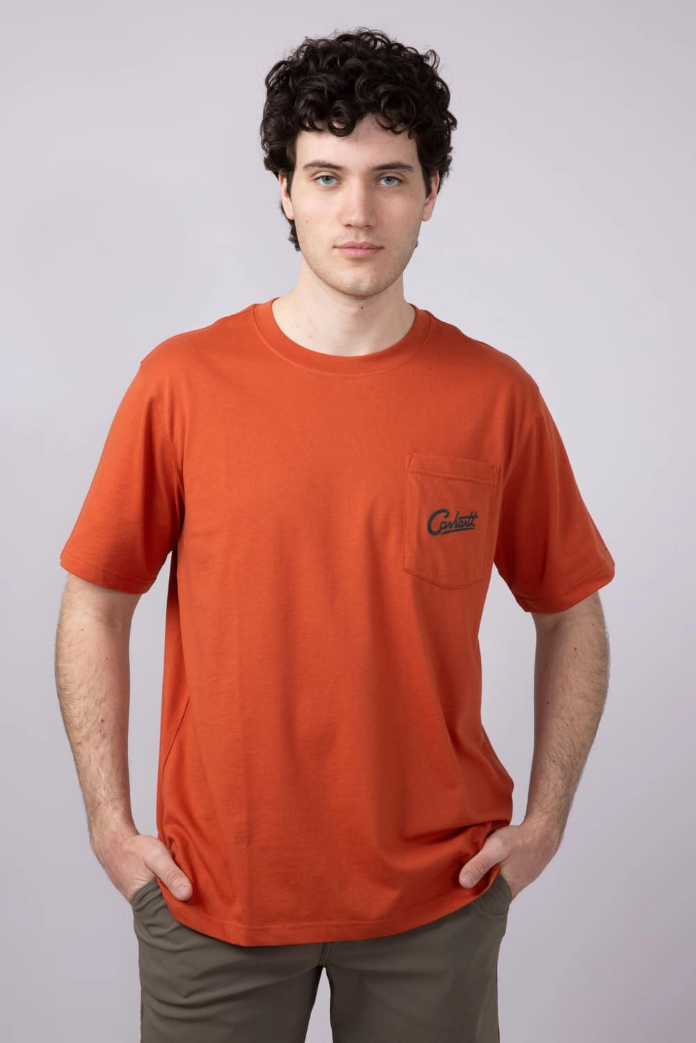 Carhartt Relaxed Fit Lightweight Camp Graphic T-Shirt for Men in Red | 106777-RB5-RED Fashion Comfort