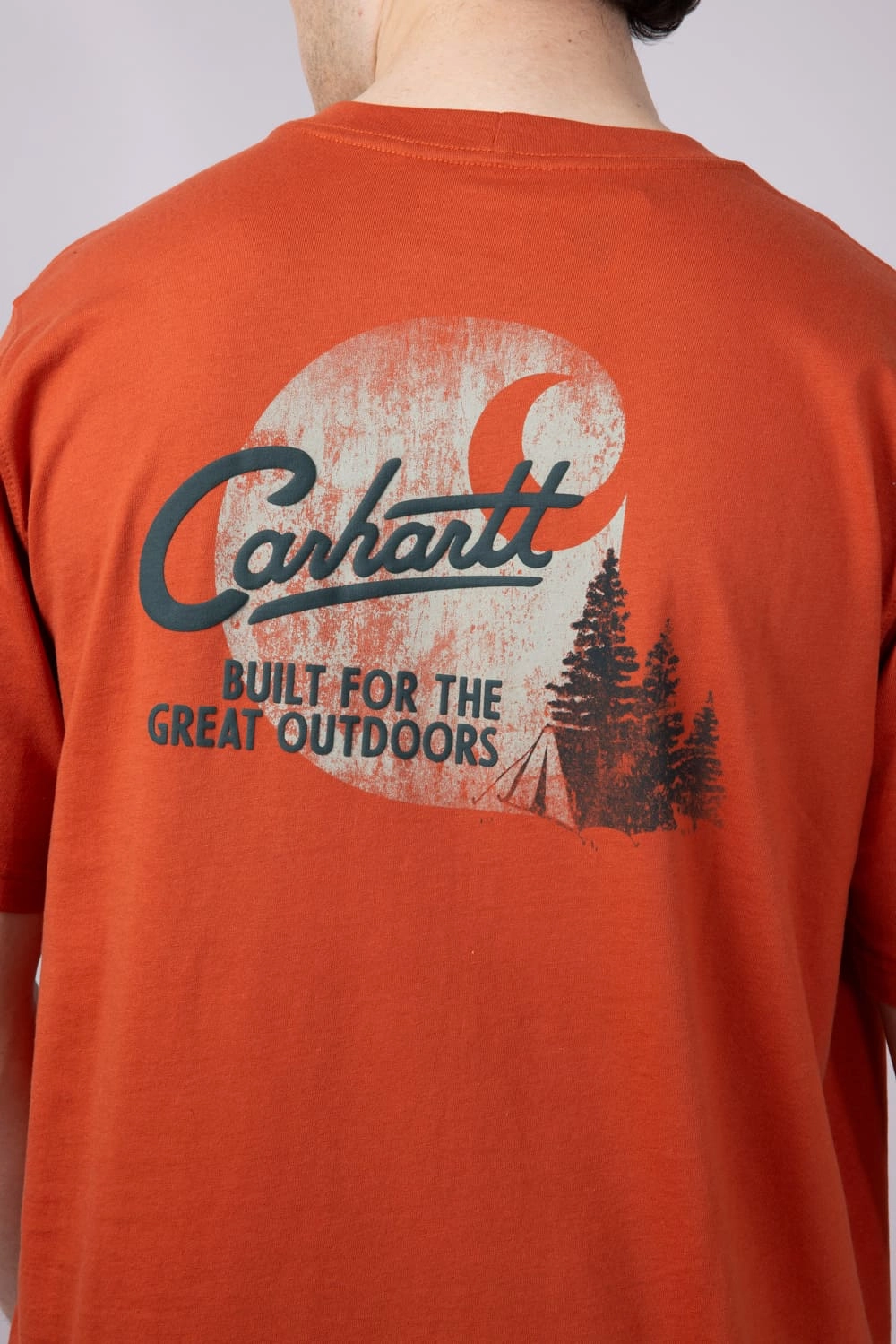 Carhartt Relaxed Fit Lightweight Camp Graphic T-Shirt for Men in Red | 106777-RB5-RED mix and match