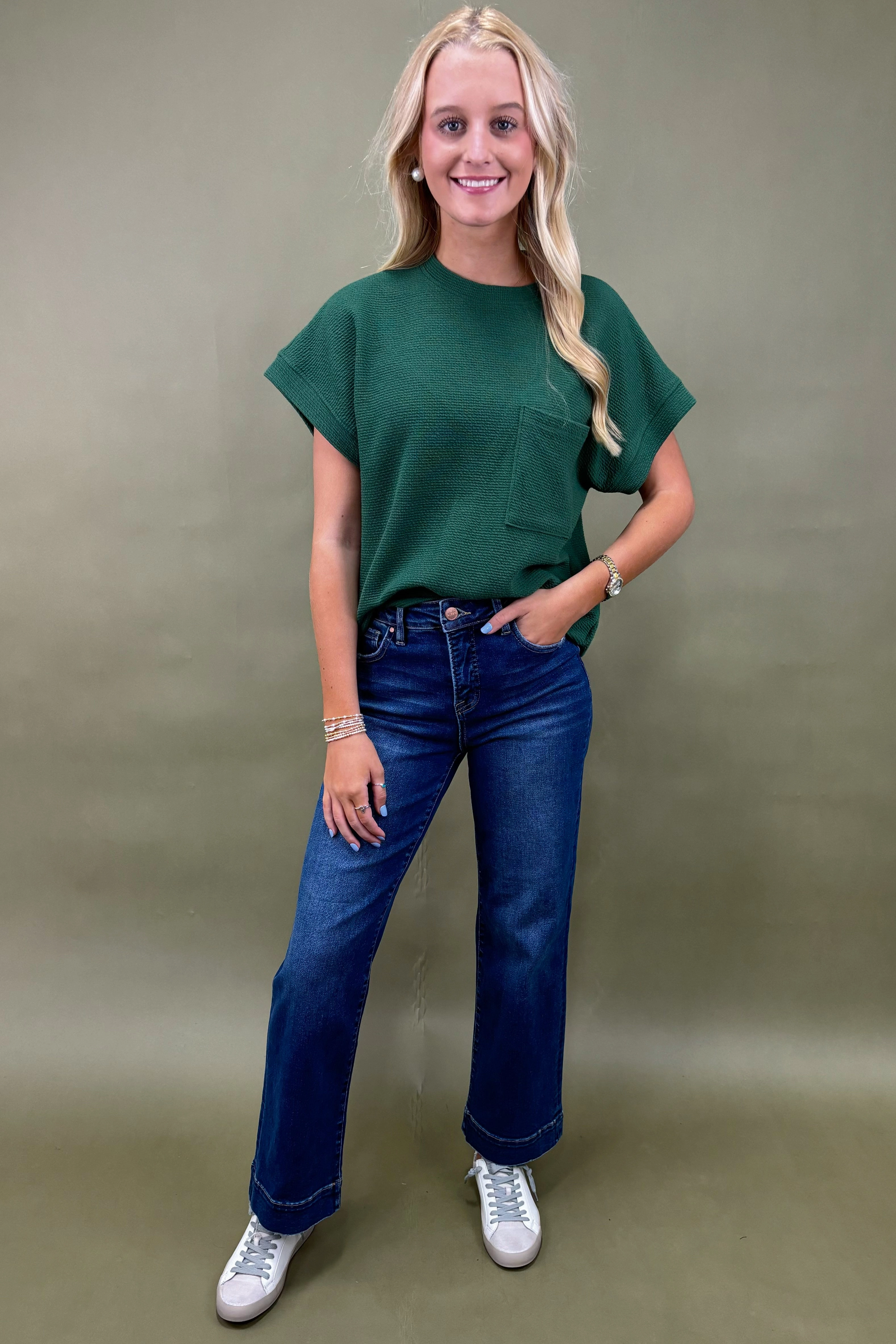 The Go-To Comfort Textured Top *More Colors* Active Design Chic Cardigan