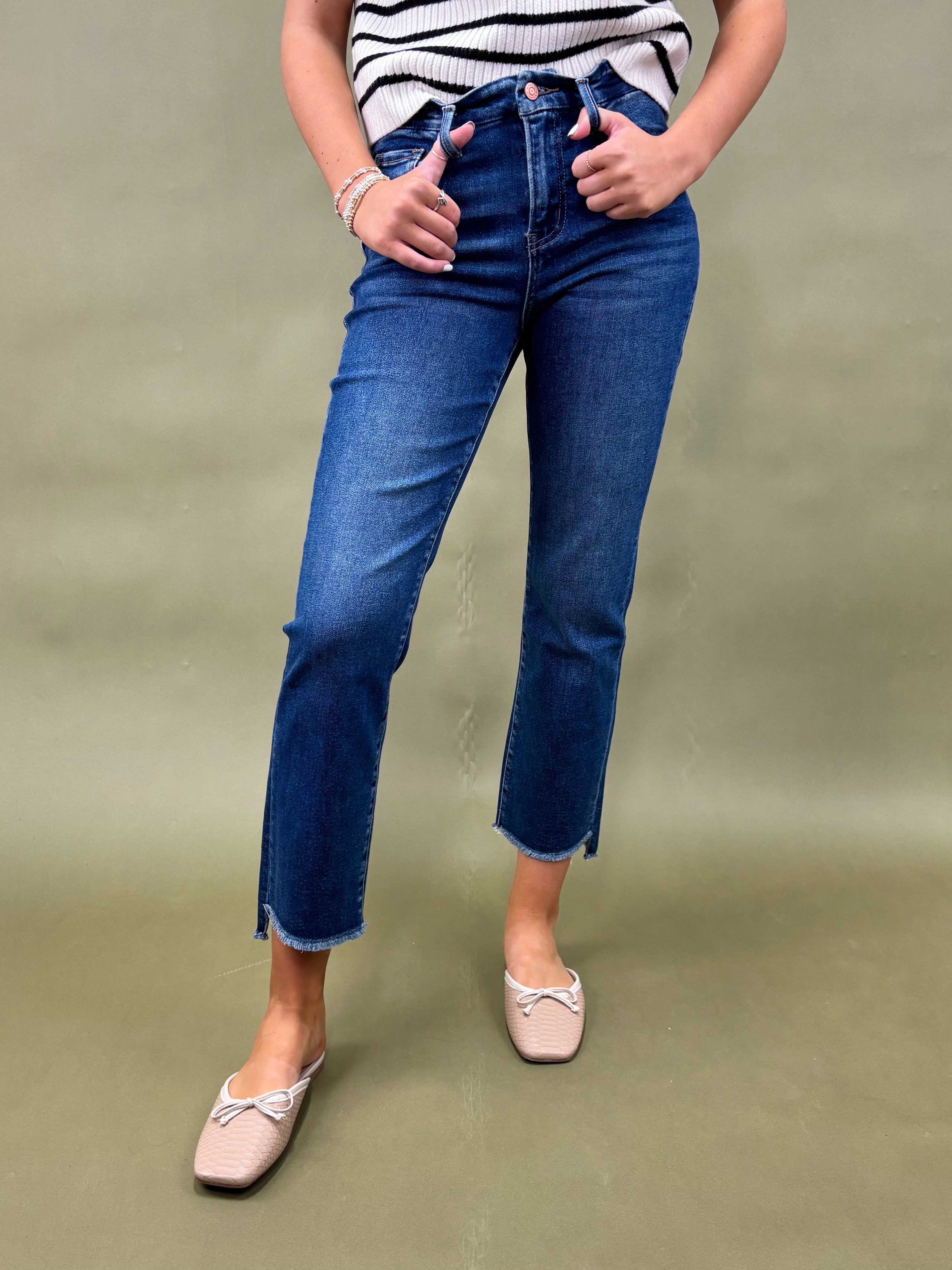 The Colette Straight Jean LightweightComfort Eco Dye Process