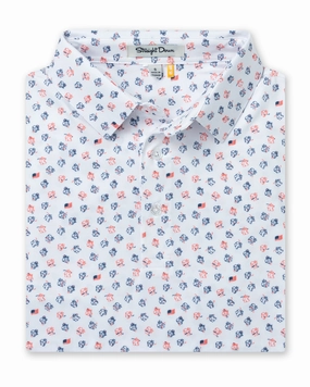 Layered Comfort Bamboo Fiber Blend Oakmont Polo - White