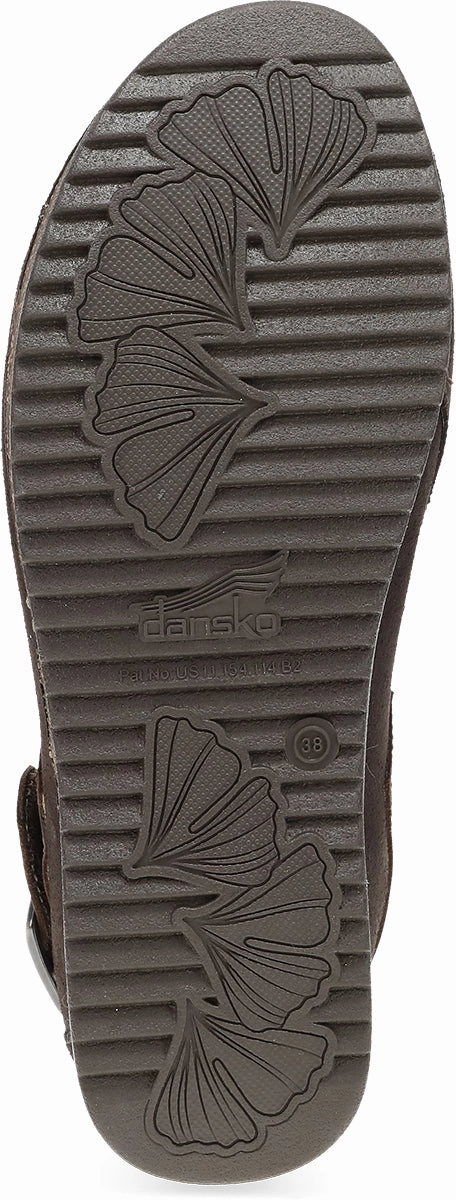 Collette Russet Burnished Nubuck Soft Texture Smart Tread