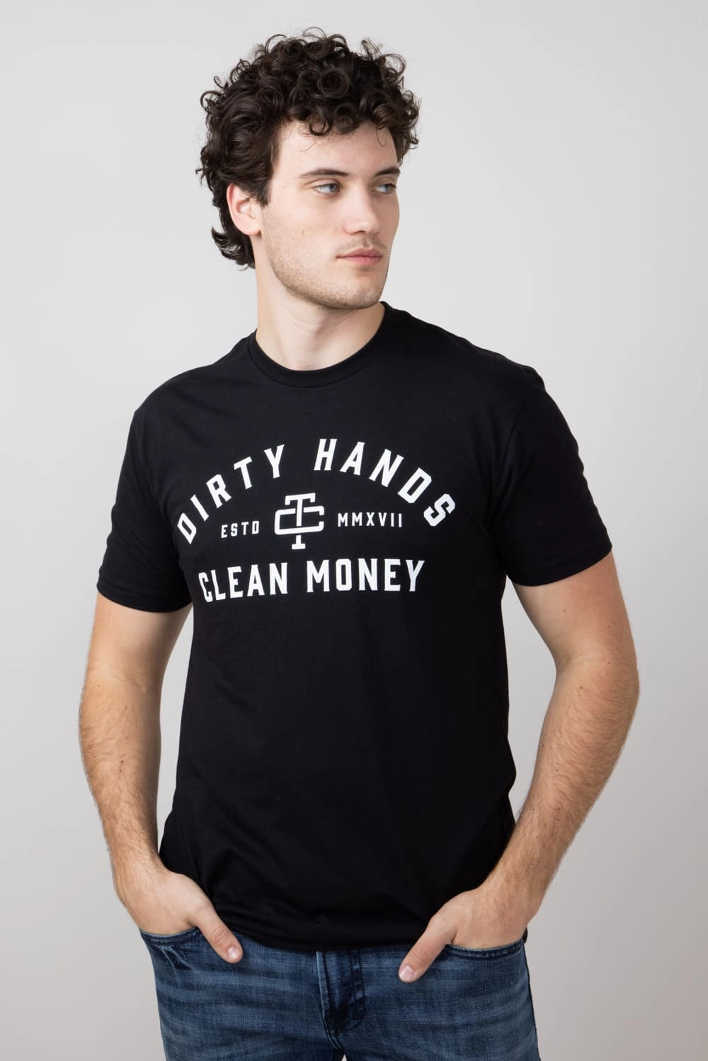 Troll Co Classic T-Shirt for Men in Black | TC0081-BLK Fit for Any Season Comfortable Wear