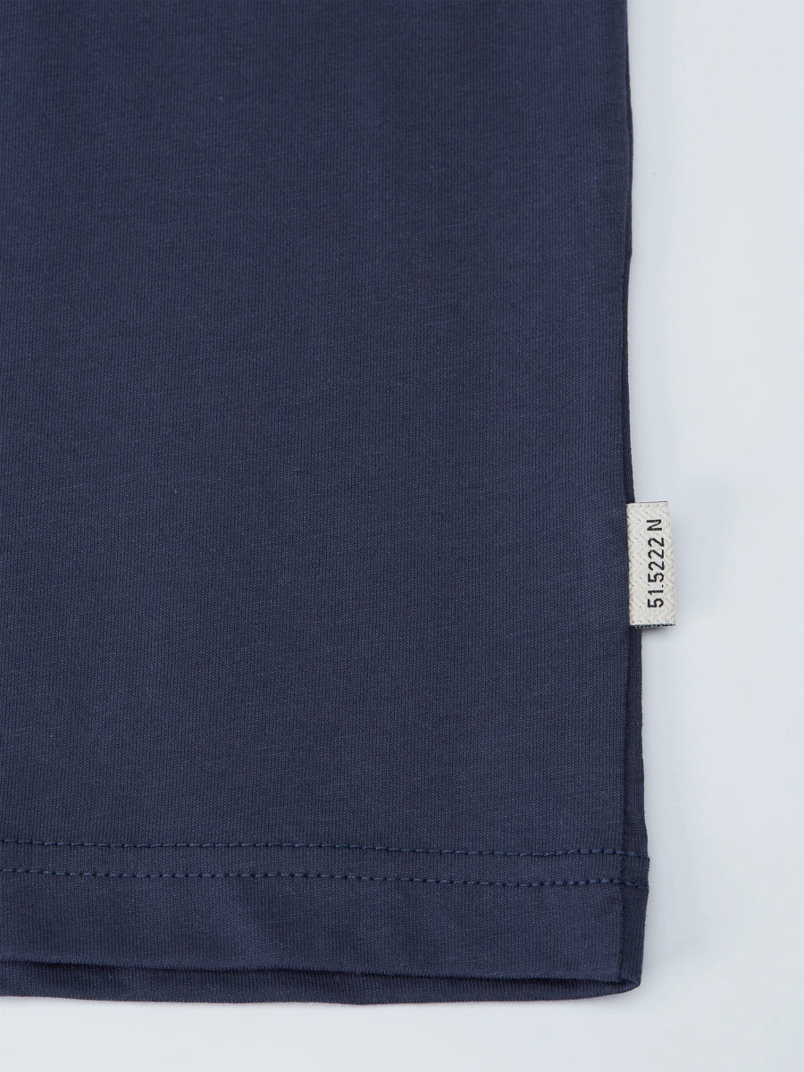 Oli's T-Shirt Conway Navy Classic Crew Neck