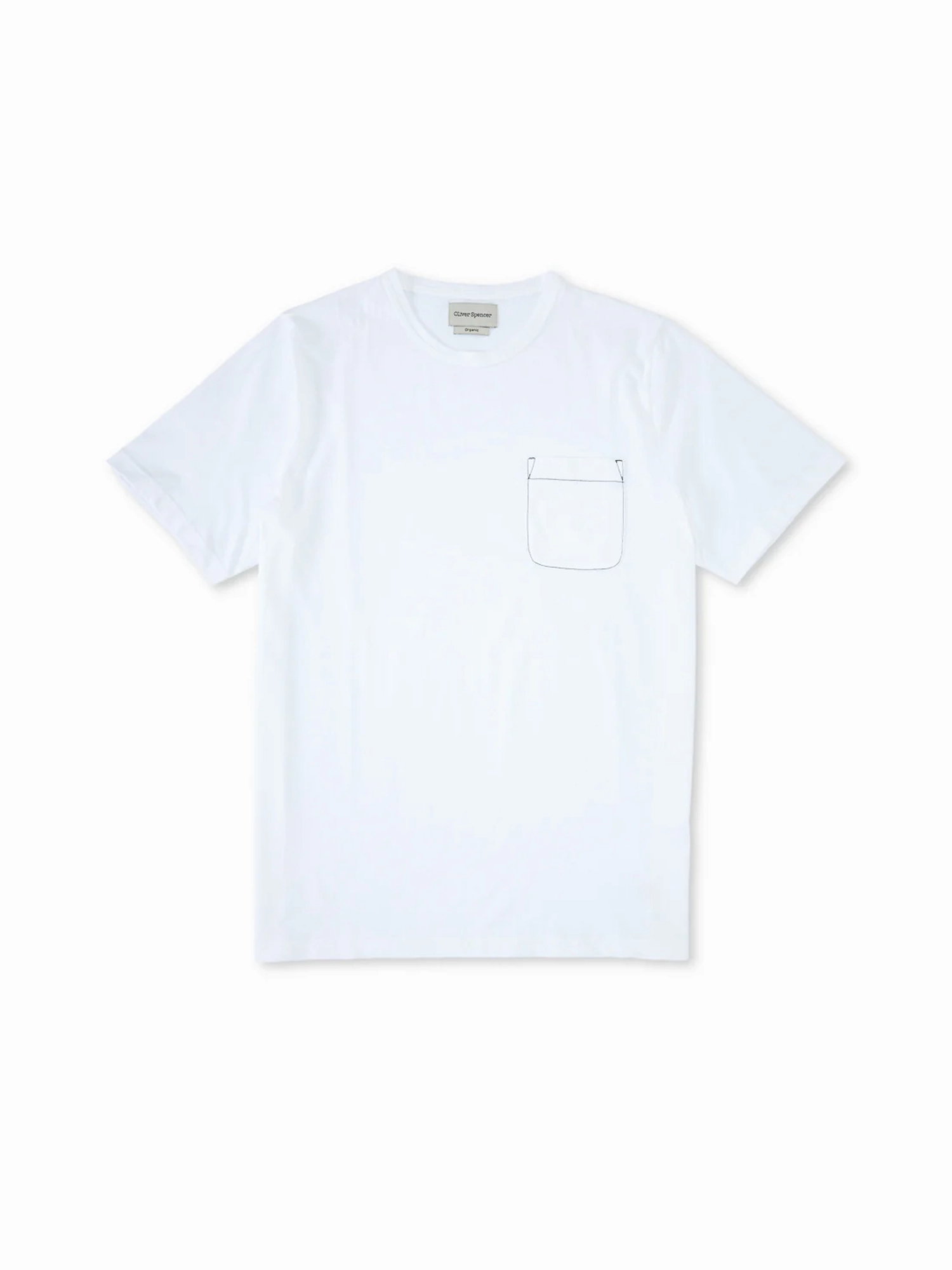 Lightweight Wear Minimal Comfort Style Oli's T-Shirt Conway White